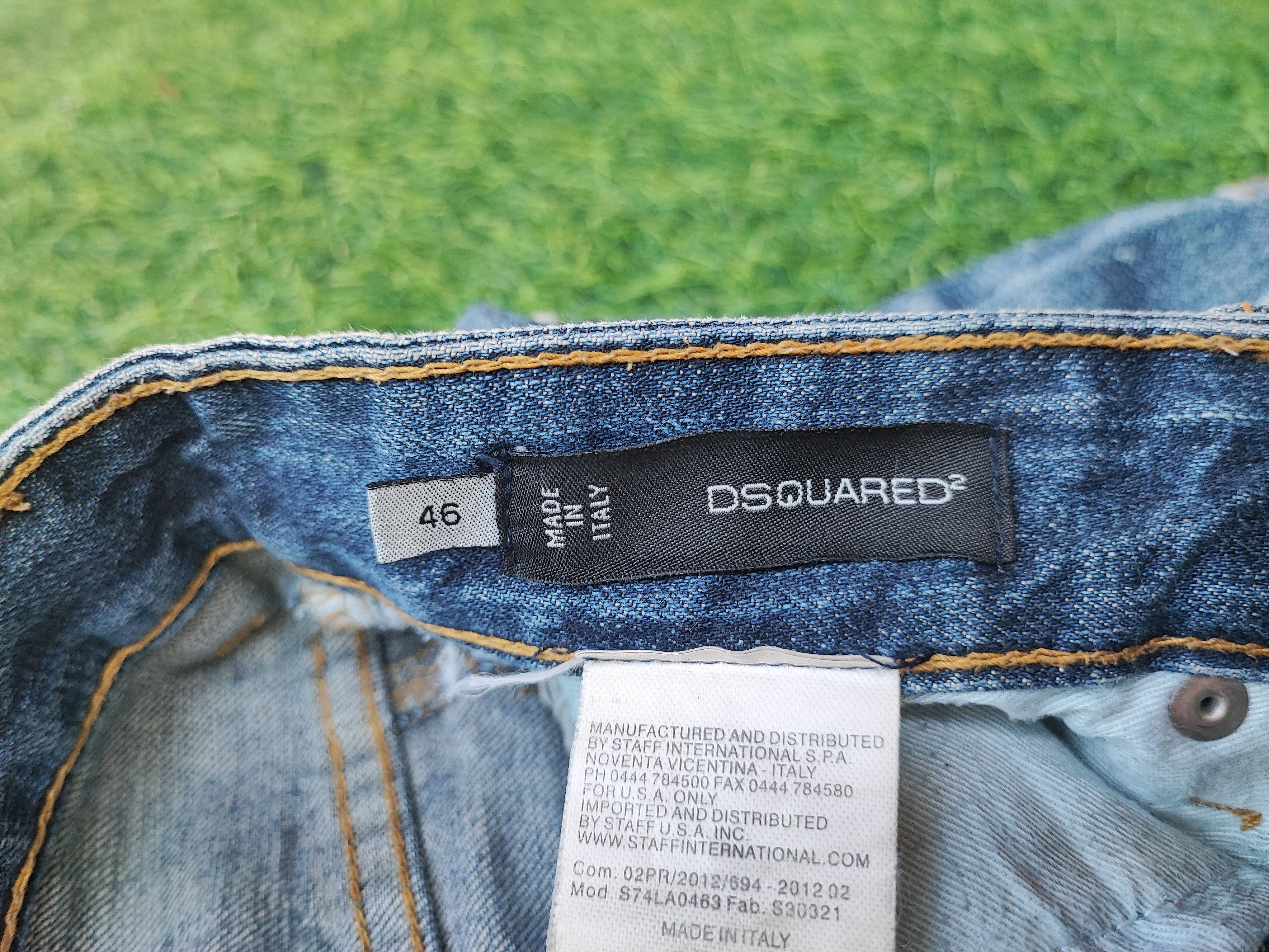 Dsquared2 Dsquared2 Thrashed Distressed Jeans ERD Grunge Chrome Size US 31 - 20 Thumbnail