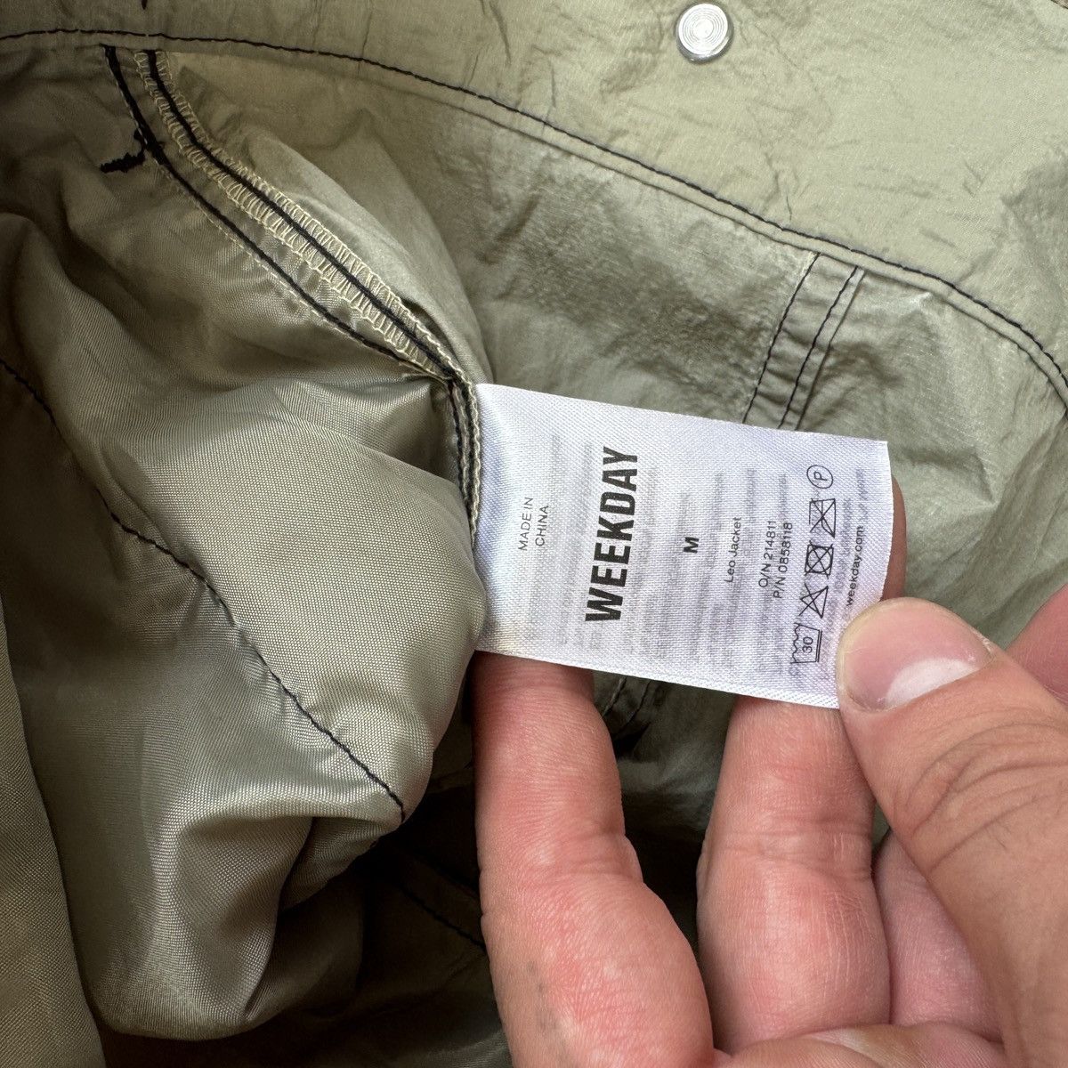 Weekday Weekday Leo Metal Nylon Jacket Size US M / EU 48-50 / 2 - 4 Thumbnail