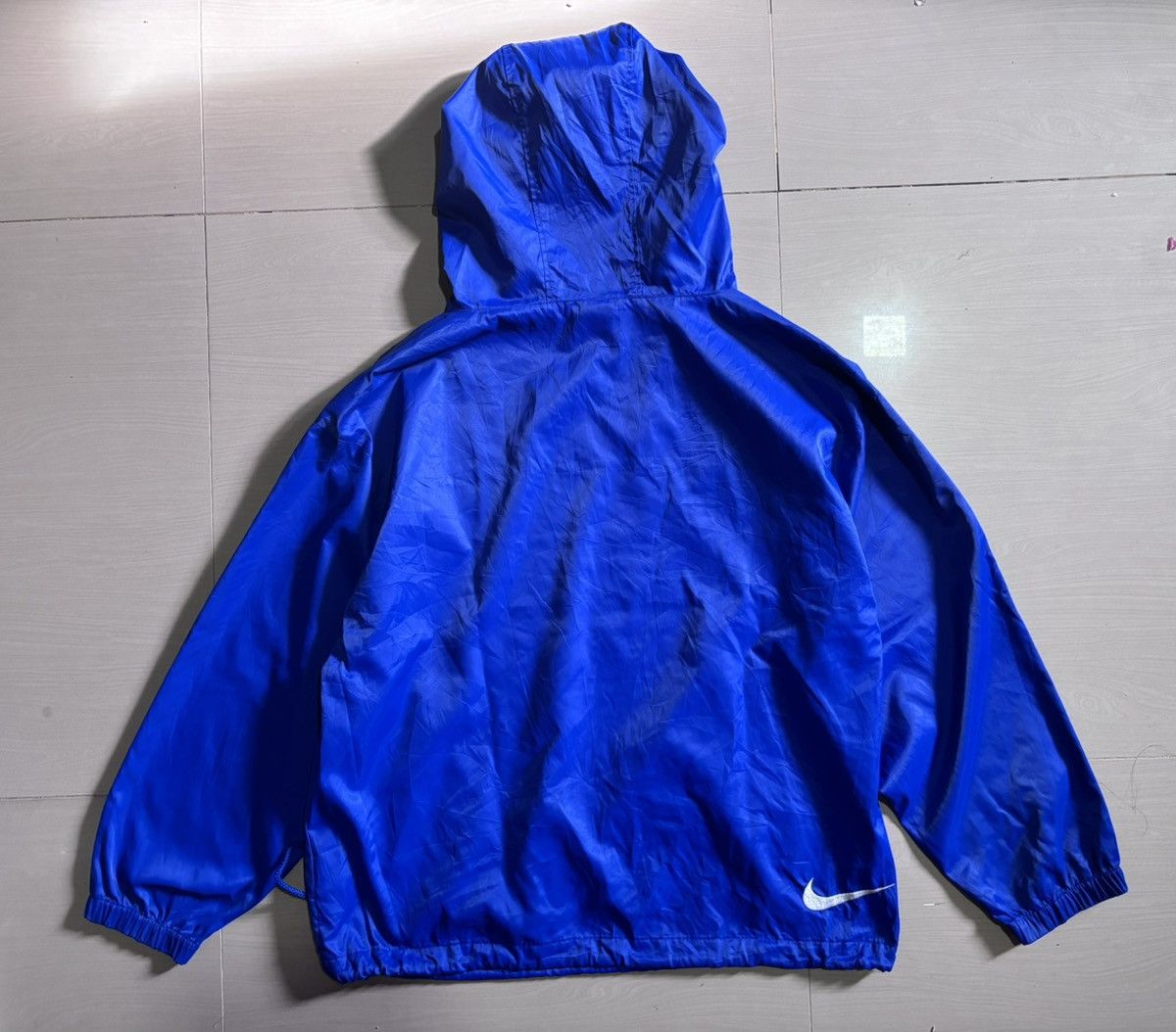 Nike 90s NIKE NYLON PULLOVER HOODIE Size US L / EU 52-54 / 3 - 2 Thumbnail