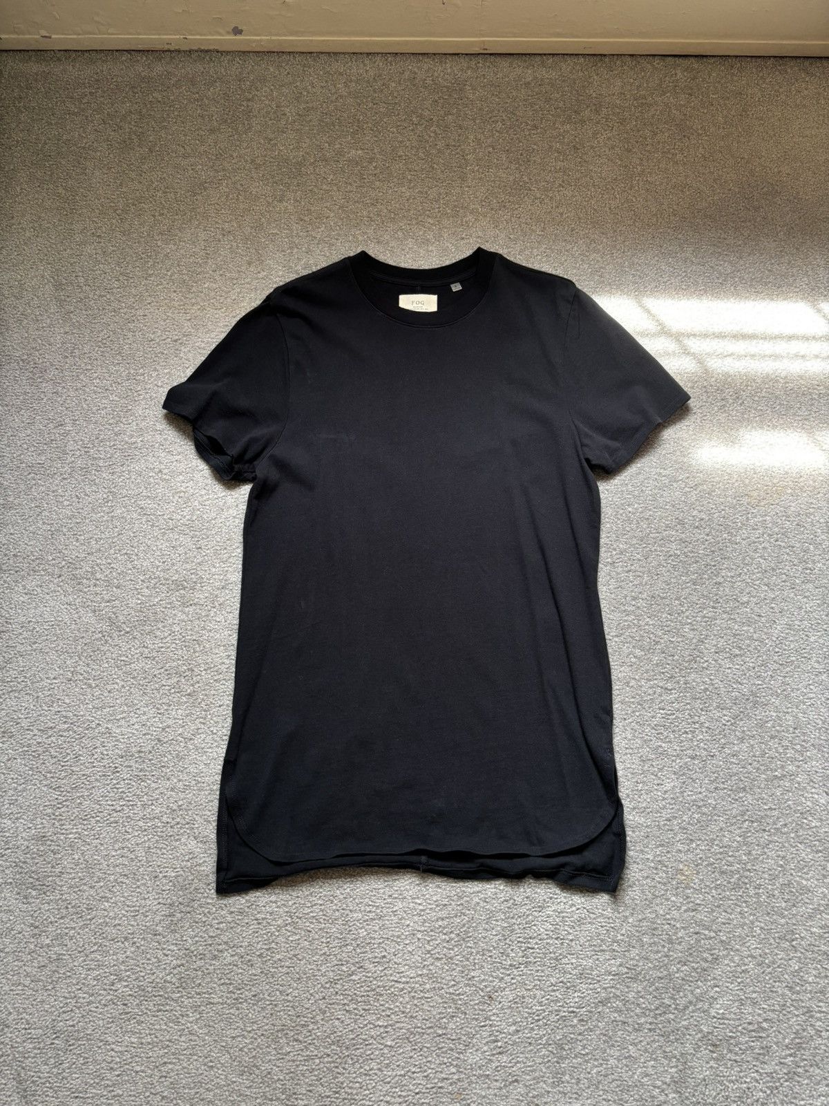 Fear of God F.O.G. x Pacsun black longline tee Size US S / EU 44-46 / 1 - 1 Thumbnail