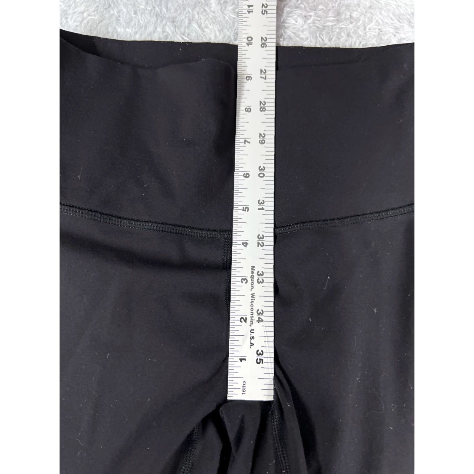 Lululemon Lululemon Wunder Under Compression Pants Womens 6 Black Crop Yoga Gym 20" Stretch Size 28" / US 6 / IT 42 - 7 Thumbnail