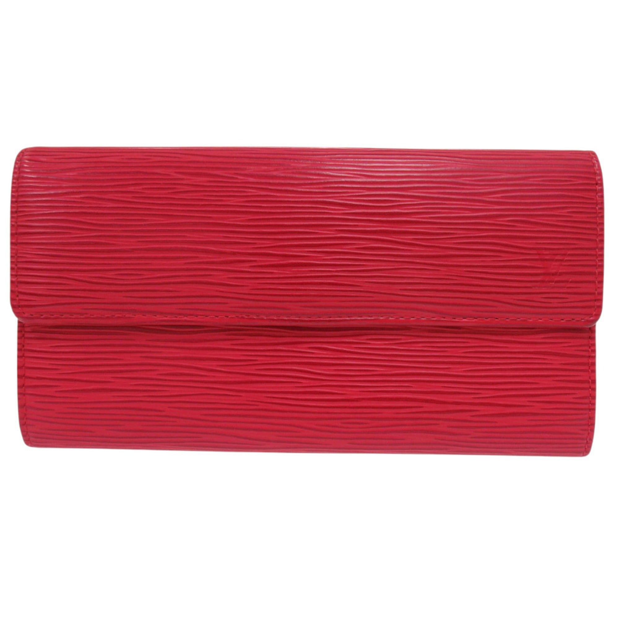 Louis Vuitton Excellent condition Louis Vuitton Portefeuille Porte Monnaie Credit M63577 Epi Castilian Red long wallet LV 2089 LOUIS VUITTON Size ONE SIZE - 1 Thumbnail