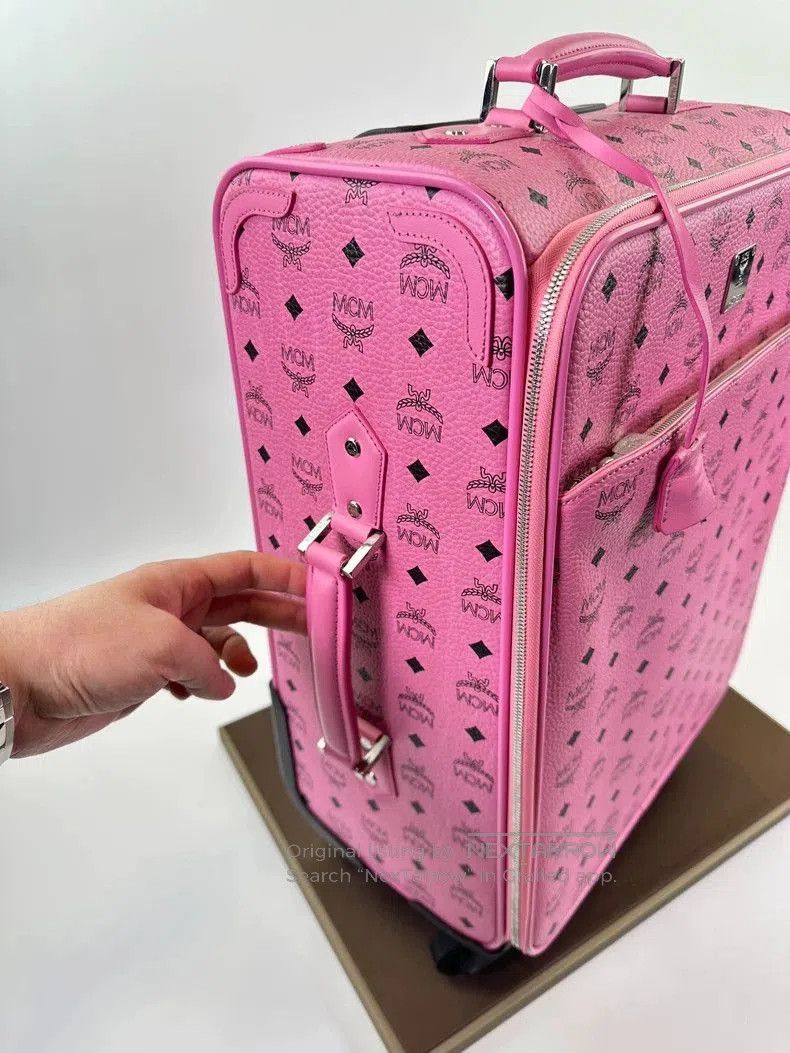 MCM MCM Pink Expandable Handle Carry. Size ONE SIZE - 5 Thumbnail