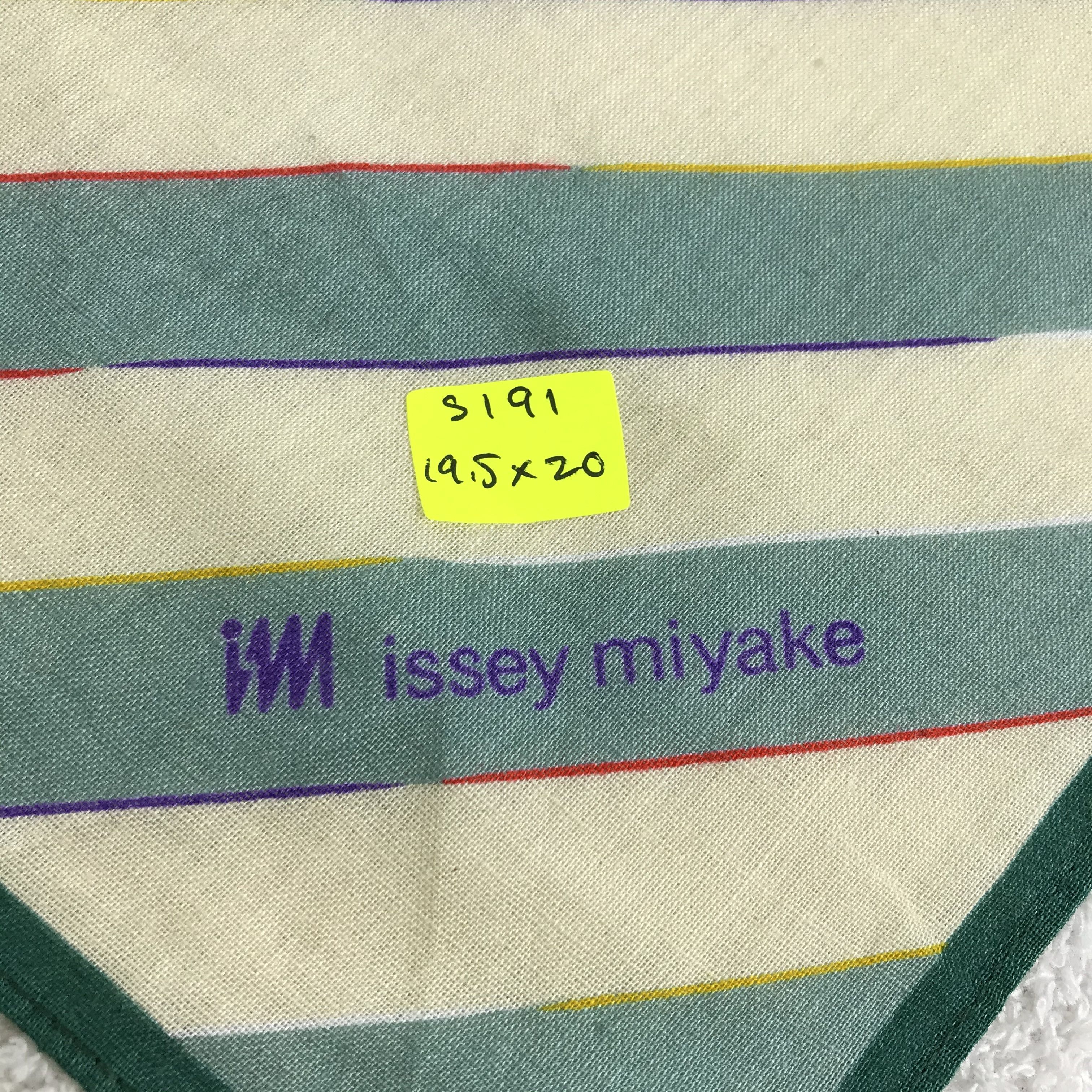Issey Miyake × Vintage Issey Miyake Bandana / Handkerchief / Neckerchief - S191 Size ONE SIZE - 5 Thumbnail