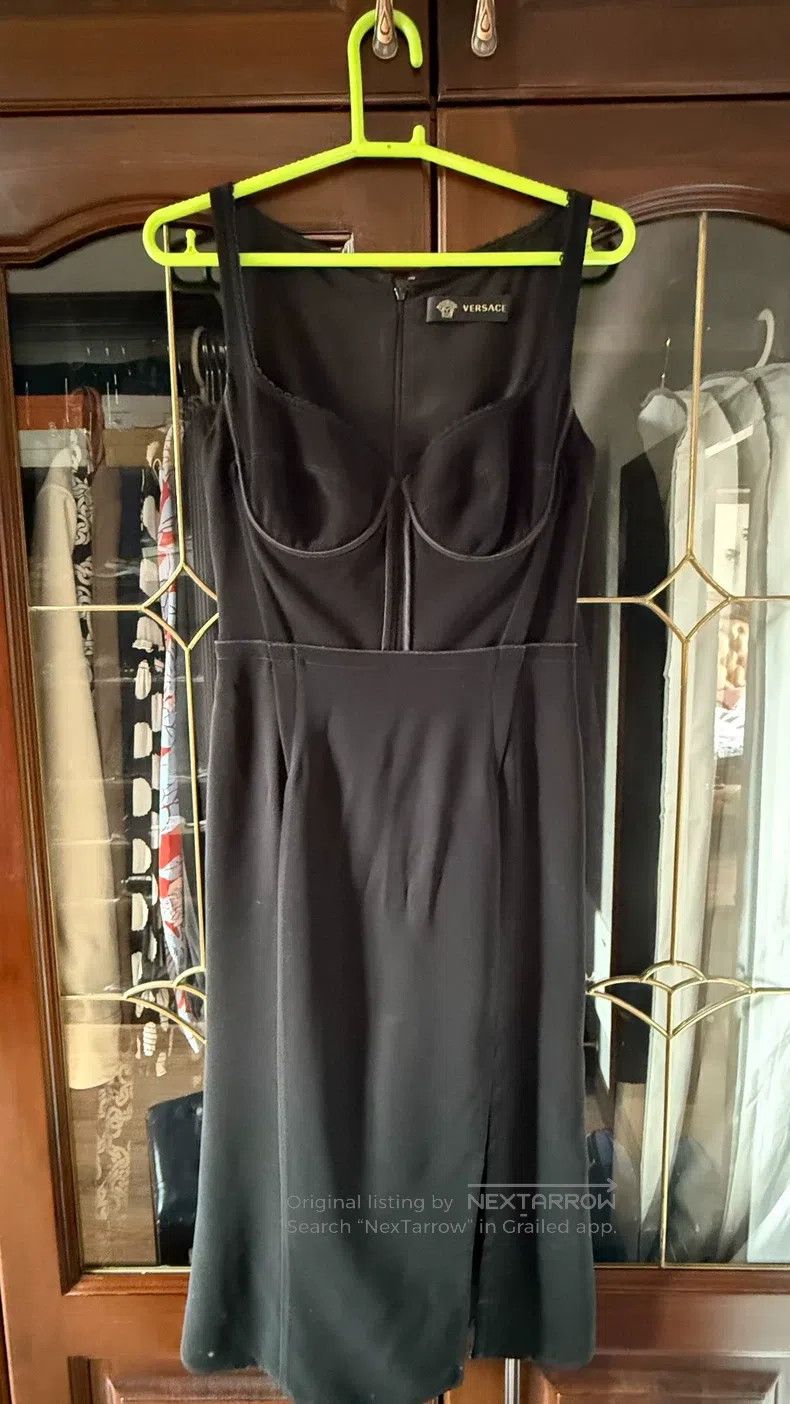 Versace Versace Black camisole dress Size S / US 4 / IT 40 - 1 Thumbnail