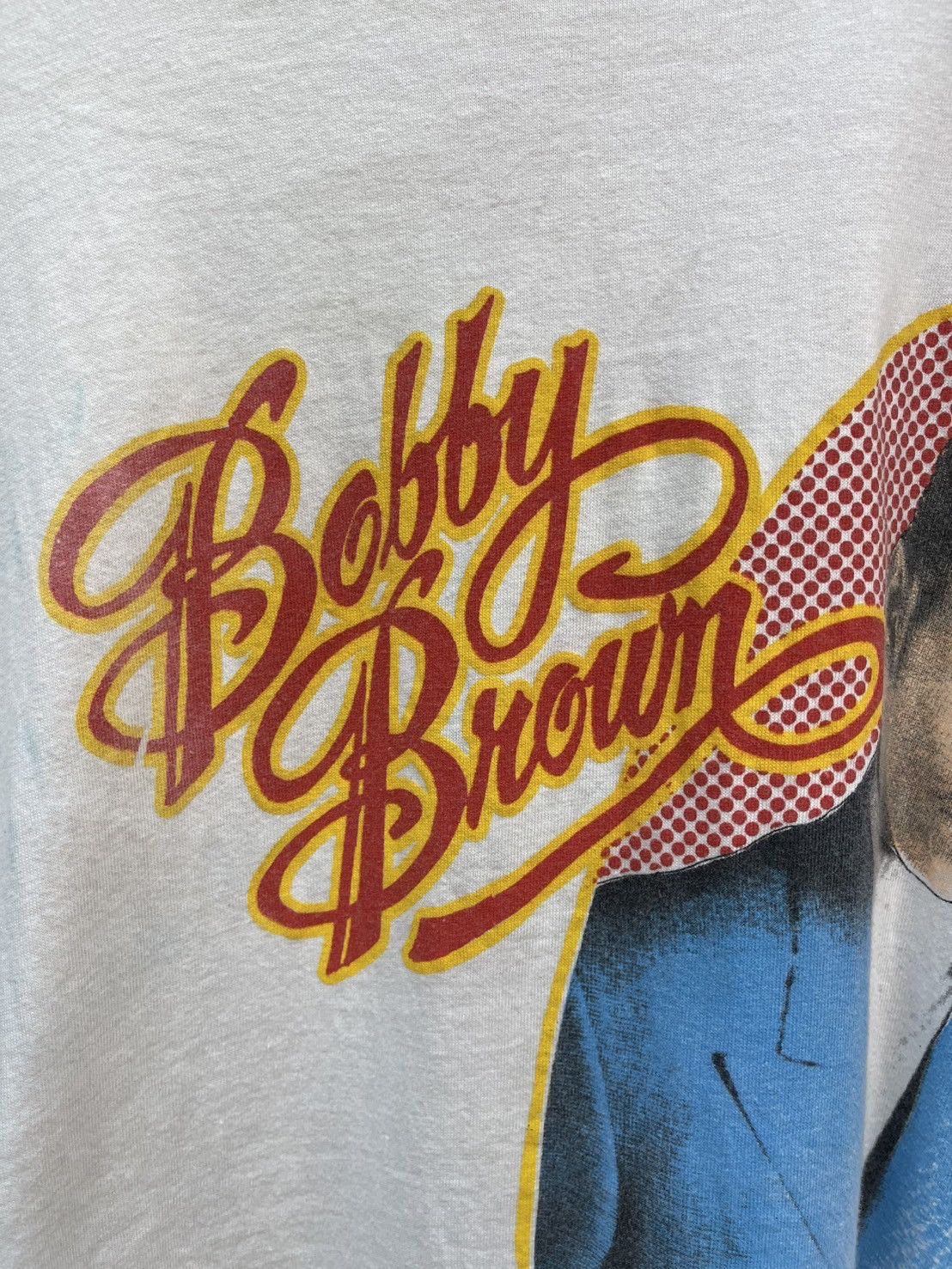 Band Tees Bobby Brown Vintage T Shirt 80’ Size US L / EU 52-54 / 3 - 3 Thumbnail