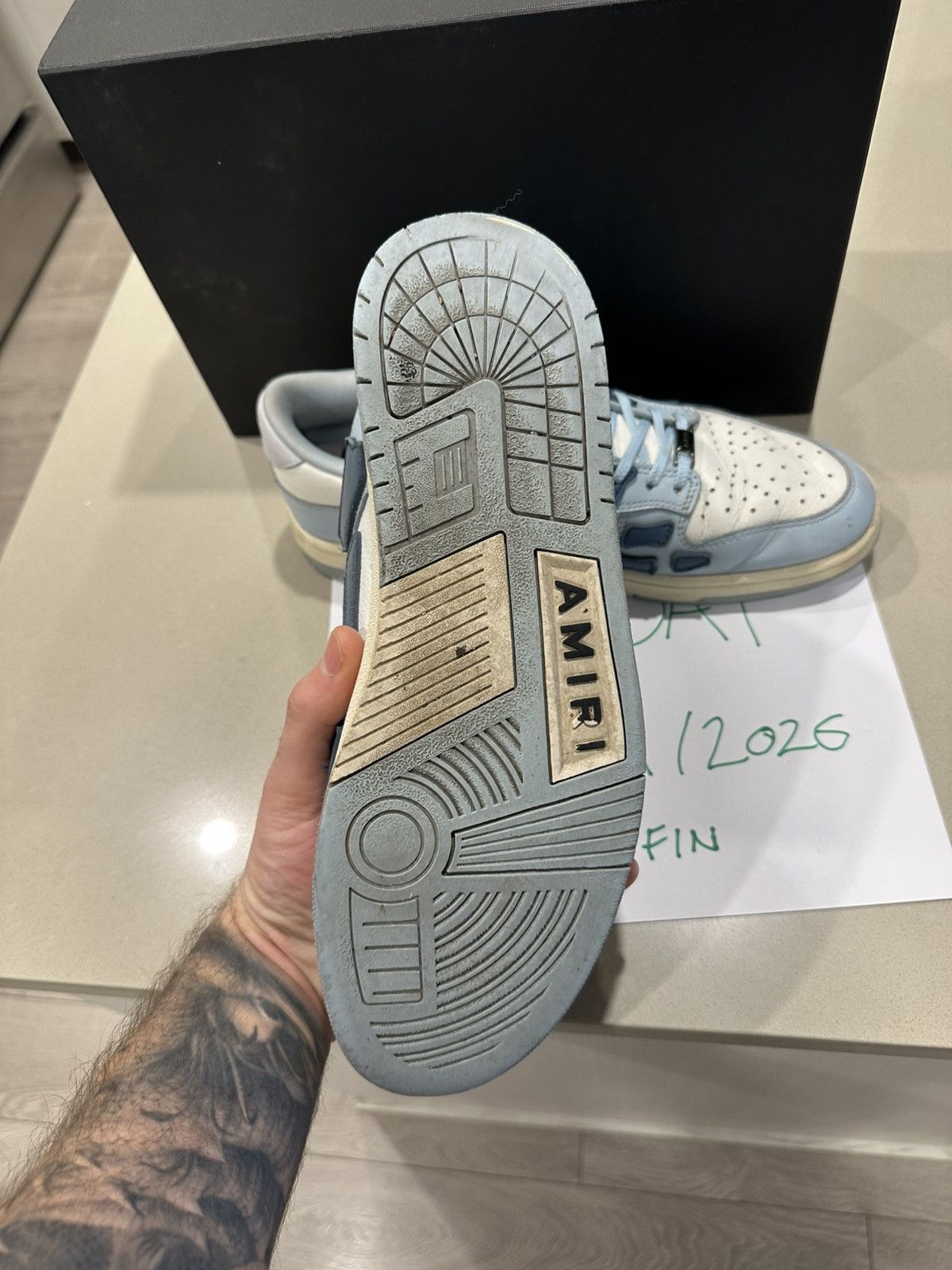Amiri Amiri Skeleton Low Top Sneaker Size 12 Size US 12 / EU 45 - 9 Thumbnail