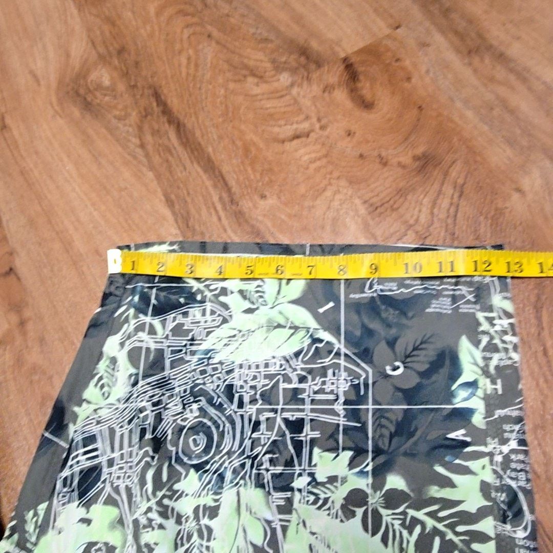 Other Hawaiian Map Board Shorts Wanderwall Green Floral Print 36 Size US 36 / EU 52 - 9 Thumbnail