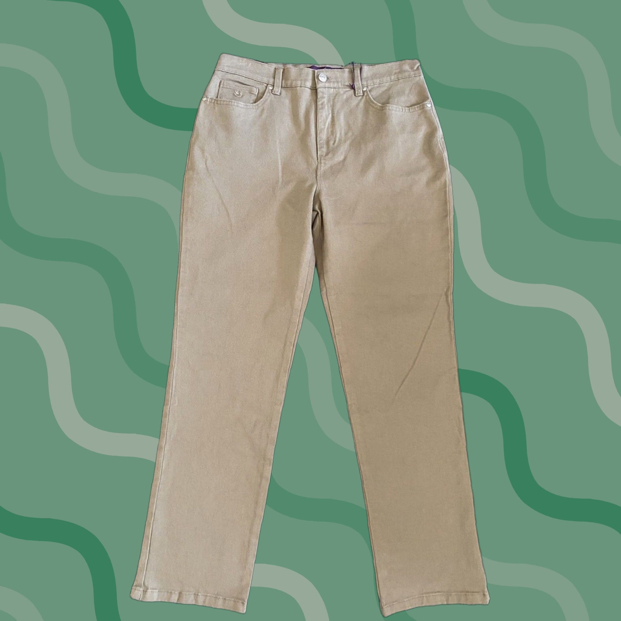Gloria Vanderbilt VINTAGE Gloria Vanderbilt Amanda Jeans Brown 10 Short Women’s Tapered NWT Hazelnut Size 32" / US 10 / IT 46 - 1 Thumbnail