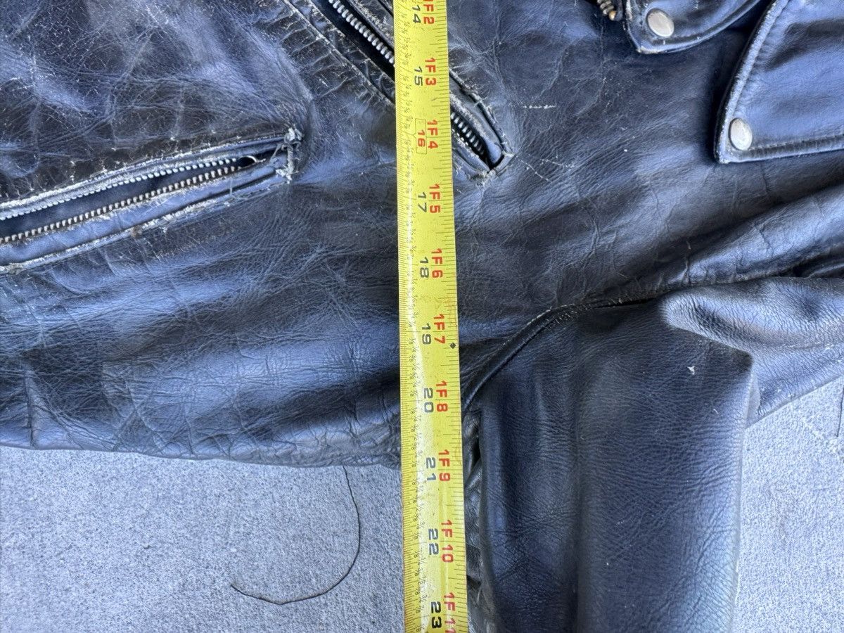 Harley Davidson Harley Motorcycle Vintage Leather Black Jacket 60s era Size US M / EU 48-50 / 2 - 7 Thumbnail