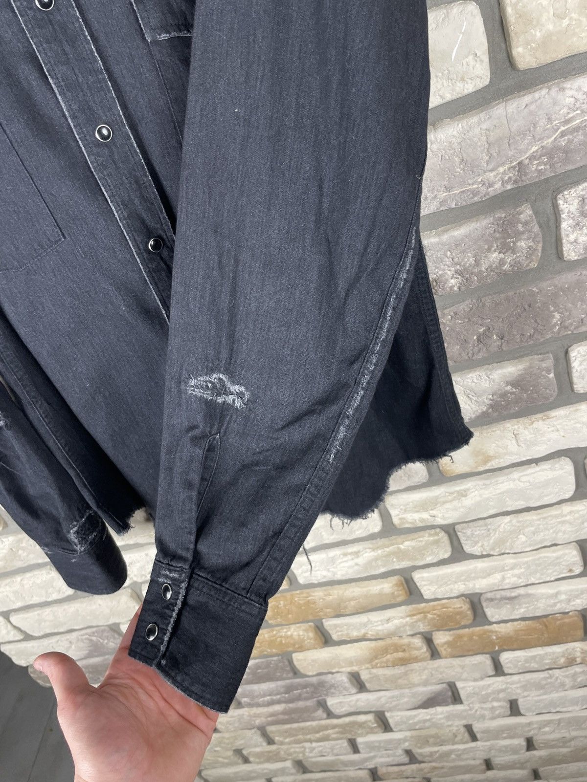 Designer Very rare oversize jeans shirt Saint laurent Paris Size US M / EU 48-50 / 2 - 7 Thumbnail