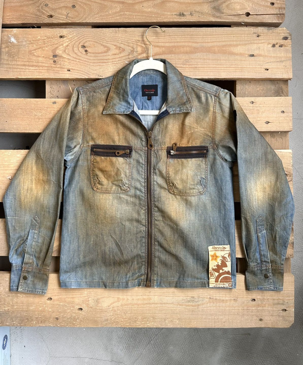 Roberto Cavalli Vintage Roberto Cavalli Devils Denim Jacket Size S / US 4 / IT 40 - 2 Thumbnail