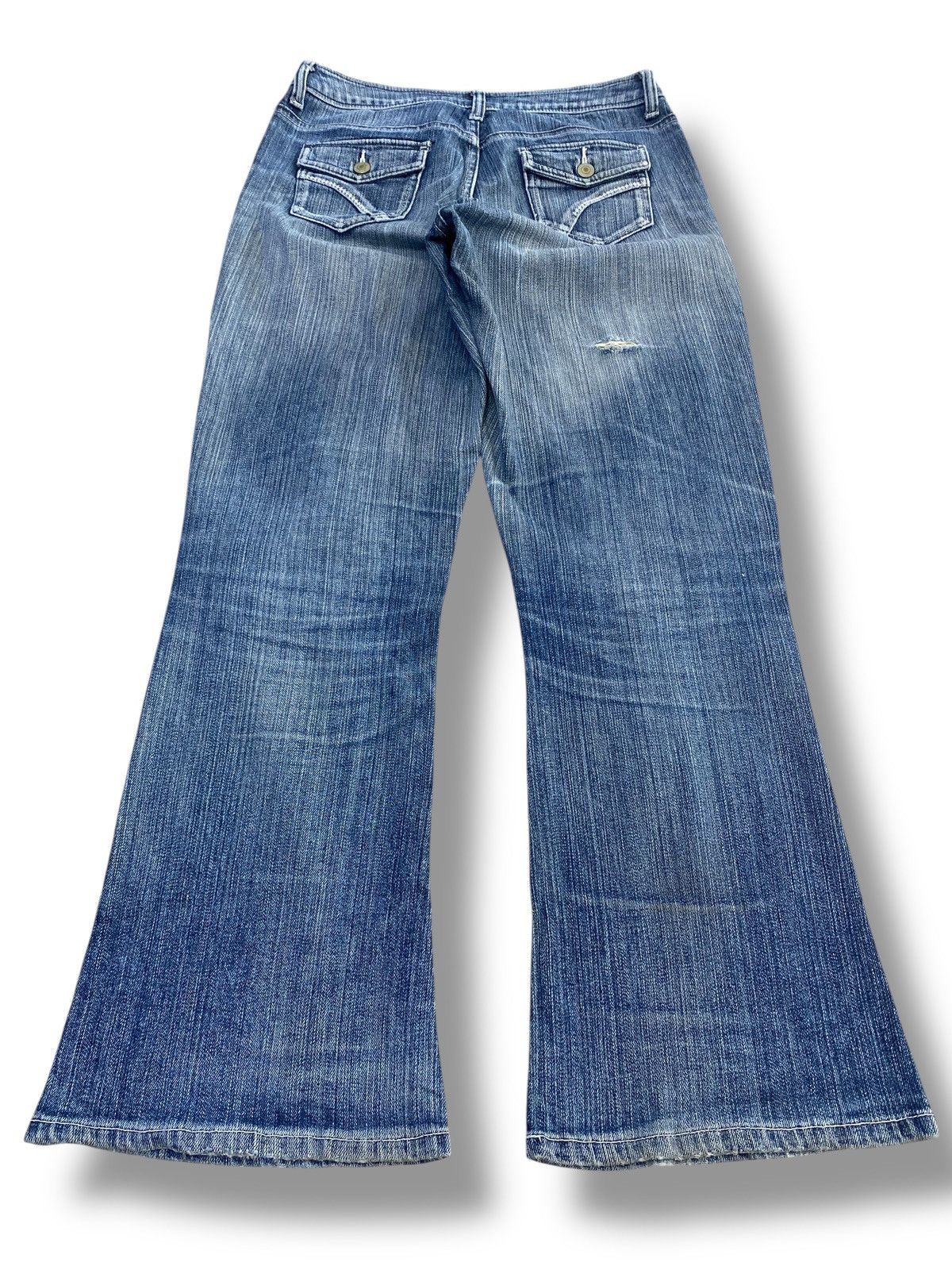 Other Theoria Ripped Faded Wash Style Bootcut Jeans Size US 30 / EU 46 - 3 Thumbnail