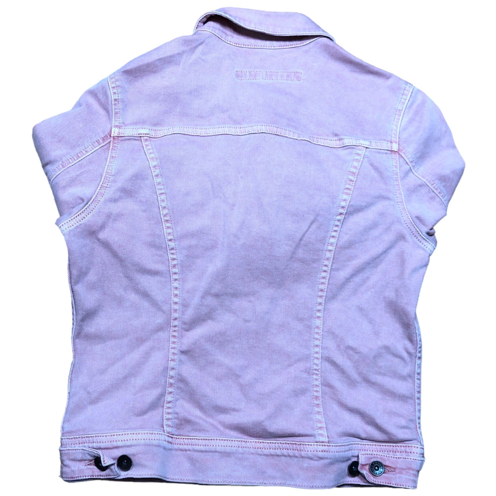 Denime Big Star Jacket Womens Medium Denim Trucker Pink Size M / US 6-8 / IT 42-44 - 2 Thumbnail
