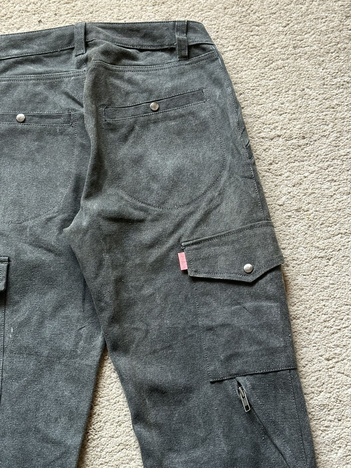 Kadoya 2000s Kadoya Leather Duck Cotton Motorcycle Flare Pant Size US 29 - 10 Thumbnail