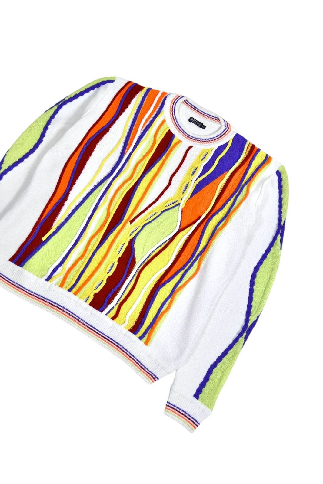 Coogi Y2K Vintage 3D Cable Knit Coogi Style Knit Sweater Size US L / EU 52-54 / 3 - 1 Thumbnail