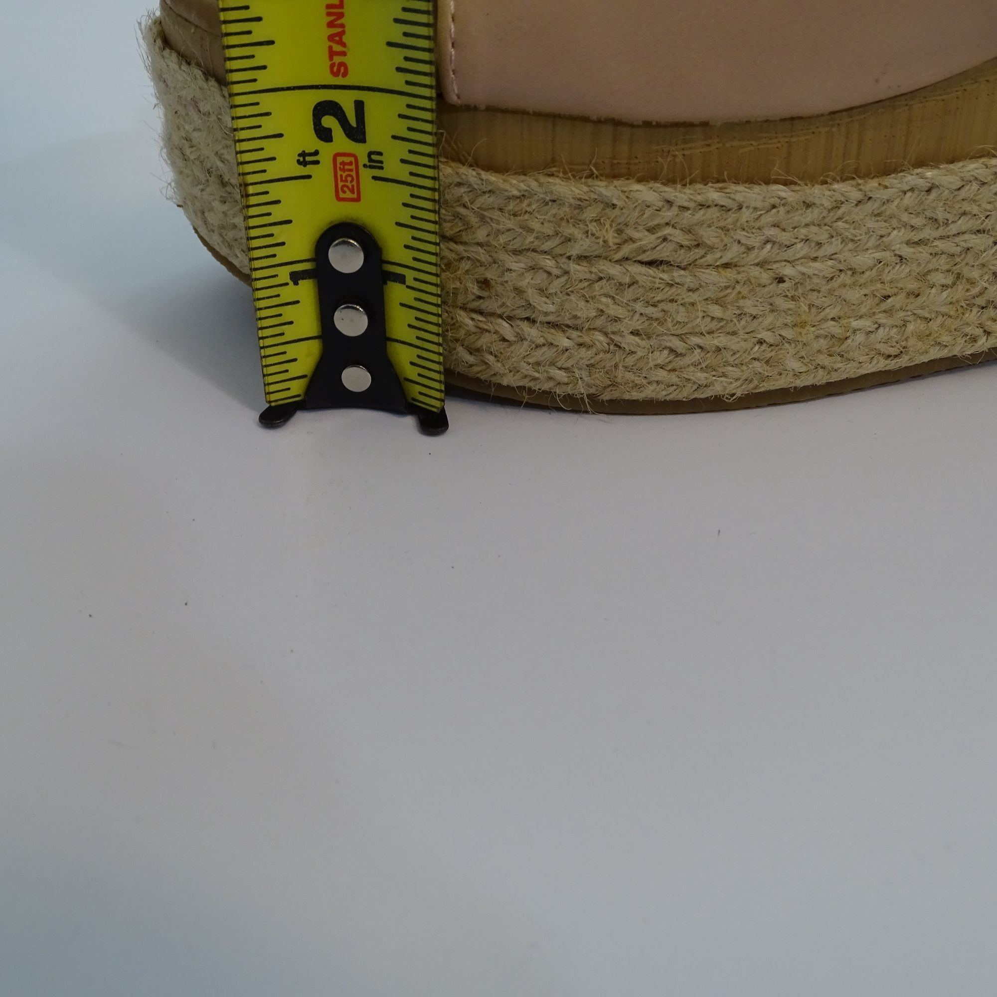 Other Qupid Beige Faux Leather Platform Sandals Women Size 8.5 Size US 8.5 / IT 38.5 - 8 Thumbnail