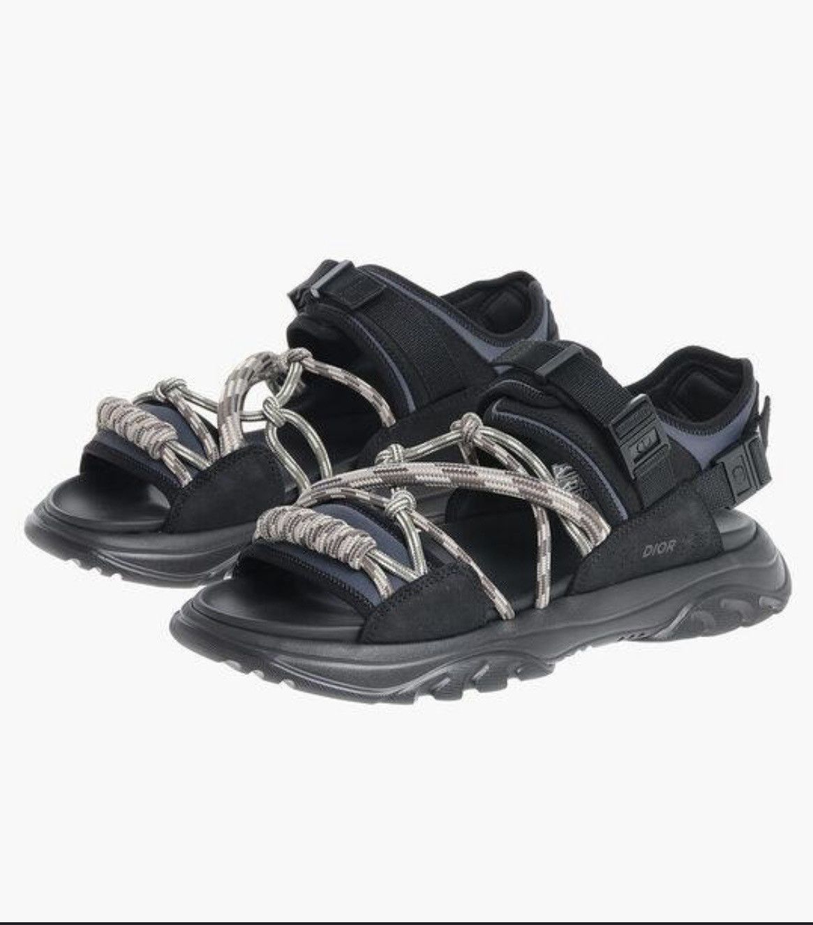 Dior Rubber Sole H-Town Rope Sandals Size US 9.5 / EU 42-43 - 15 Thumbnail