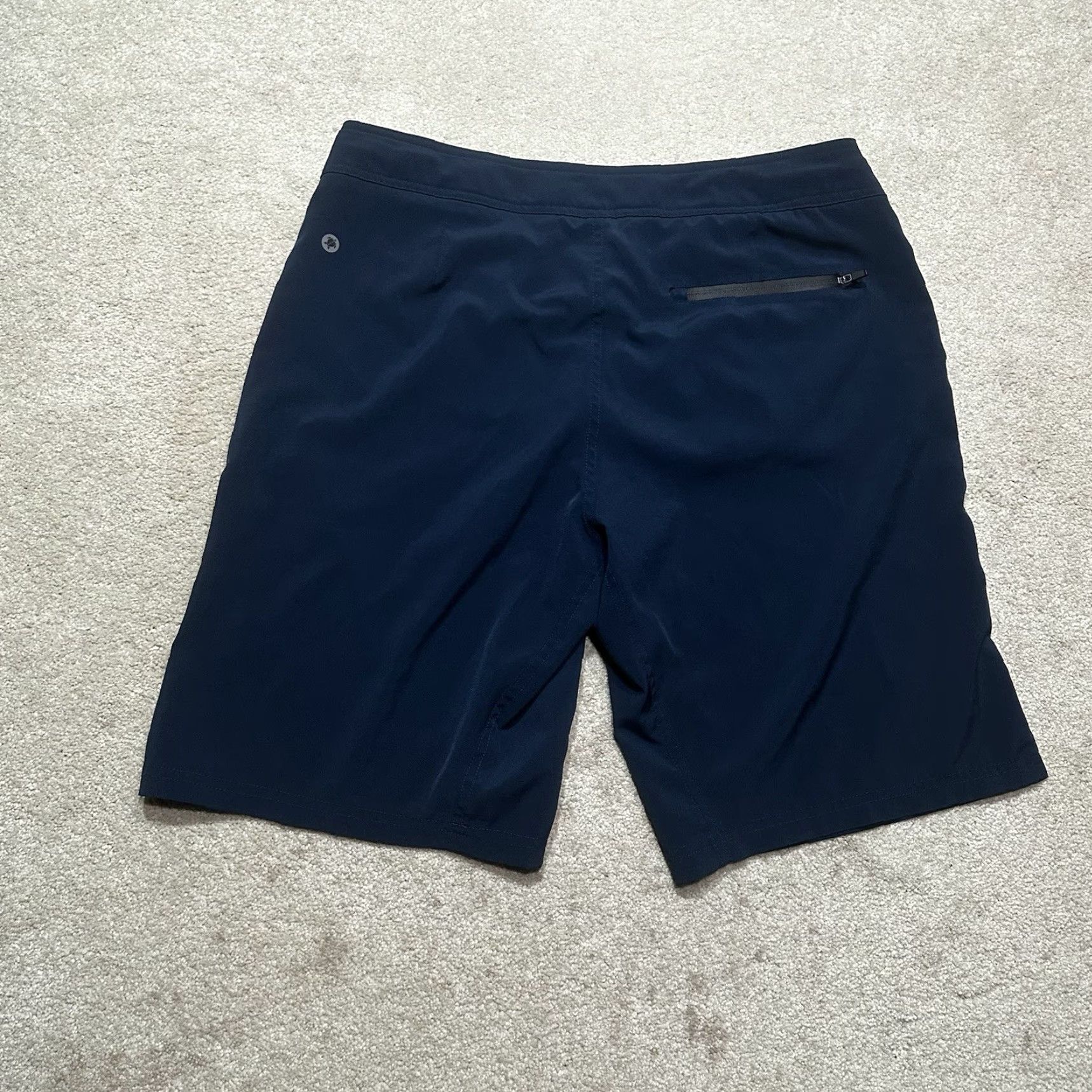 Vintage Laird Limited Edition Island Performance Board Shorts Mens 32 Blue Stretch Board Shorts Lifeguard Surfing Mens Regular XS? Wait. Size US 32 / EU 48 - 2 Thumbnail