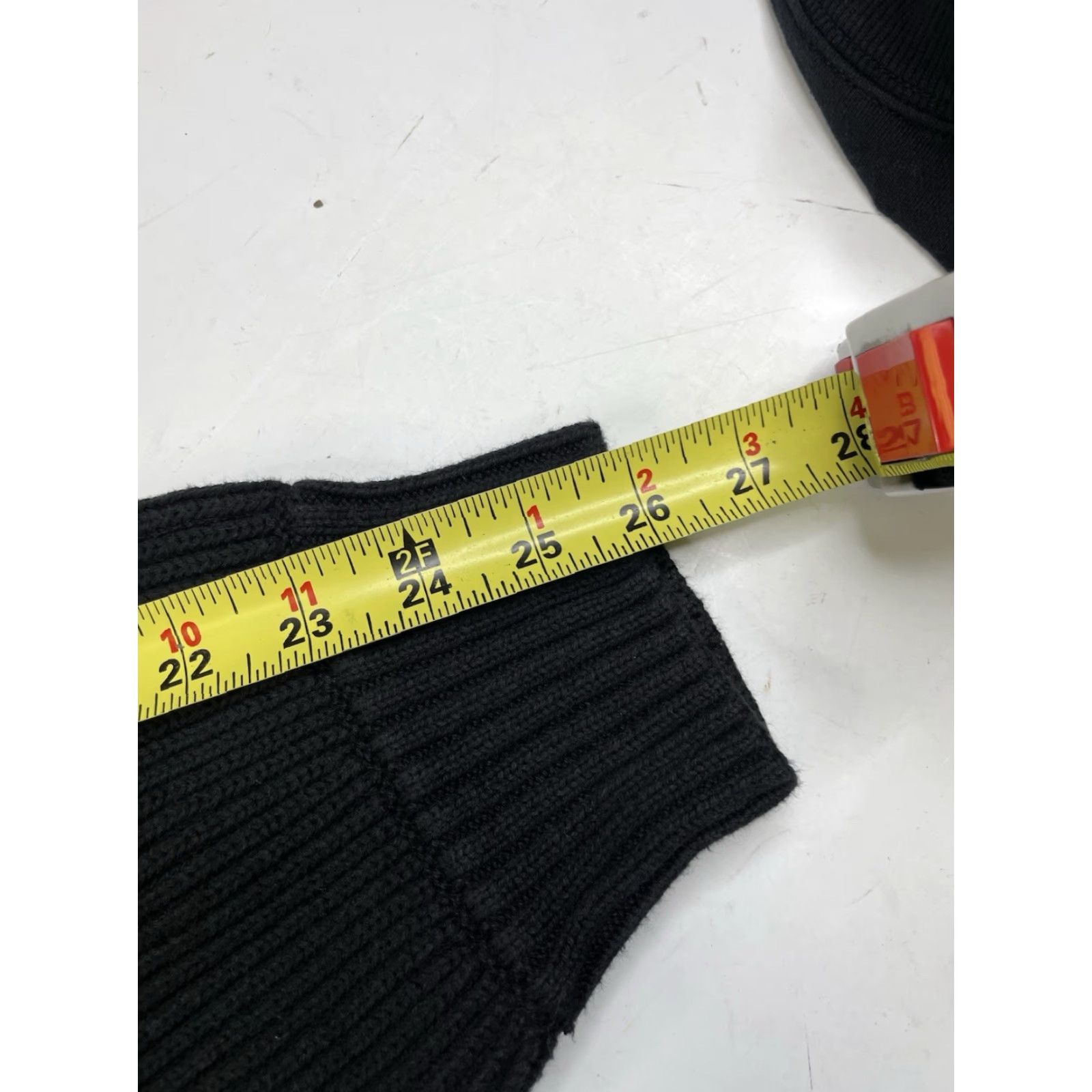 Quince Quince Cardigan Sweater Womens M Black Organic Cotton Ribbed Open Front Pockets V-Neck Dolman Sleeve All Seasons Knit Regular 100% Cotton Size M / US 6-8 / IT 42-44 - 6 Thumbnail