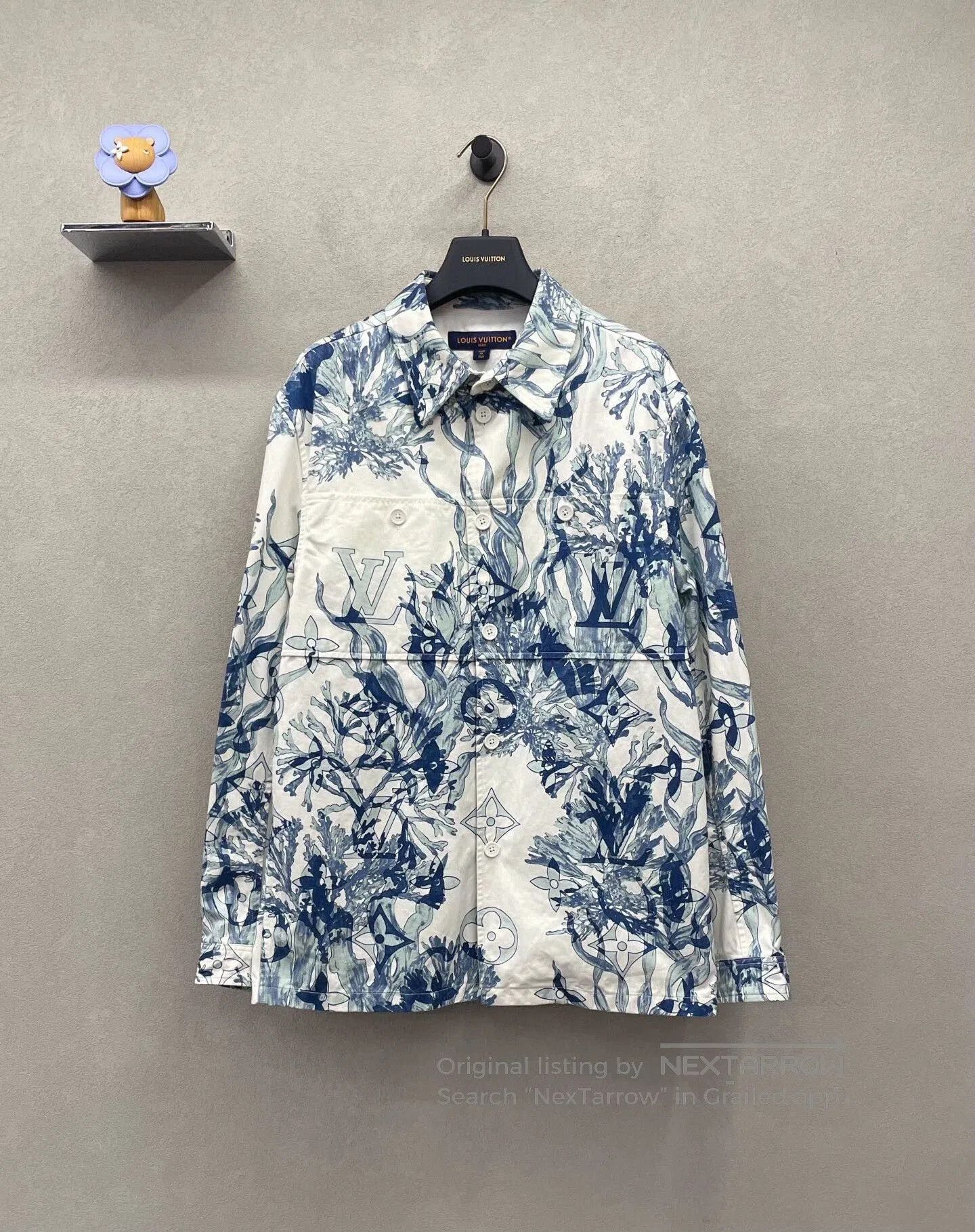 Louis Vuitton blue patterned jacket from Louis Vuitton. Size US M / EU 48-50 / 2 - 1 Thumbnail