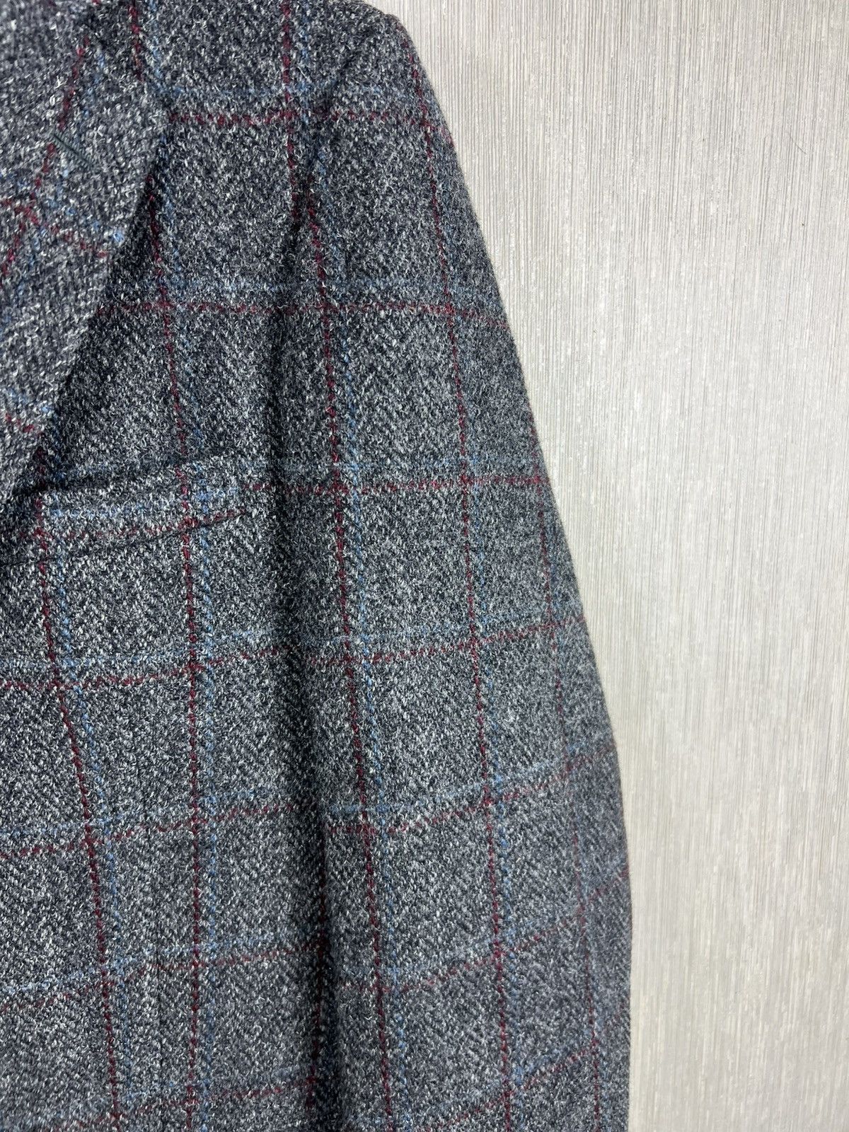 Harris Tweed Vintage 90s Harris Tweed wool light checked blazer jacket Size US L / EU 52-54 / 3 - 8 Thumbnail