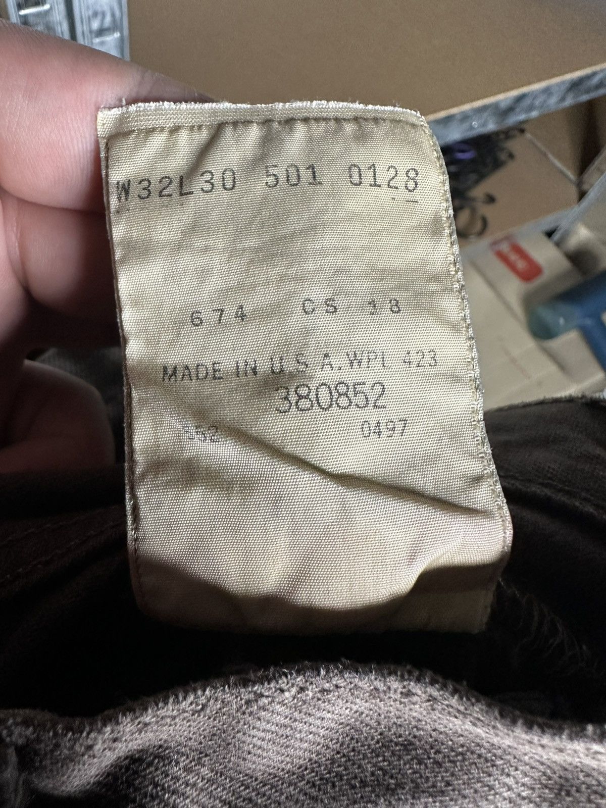Levi's Vintage Levi’s 501 Jeans Brown USA W32 L30 Straight Pants Size US 32 / EU 48 - 5 Thumbnail