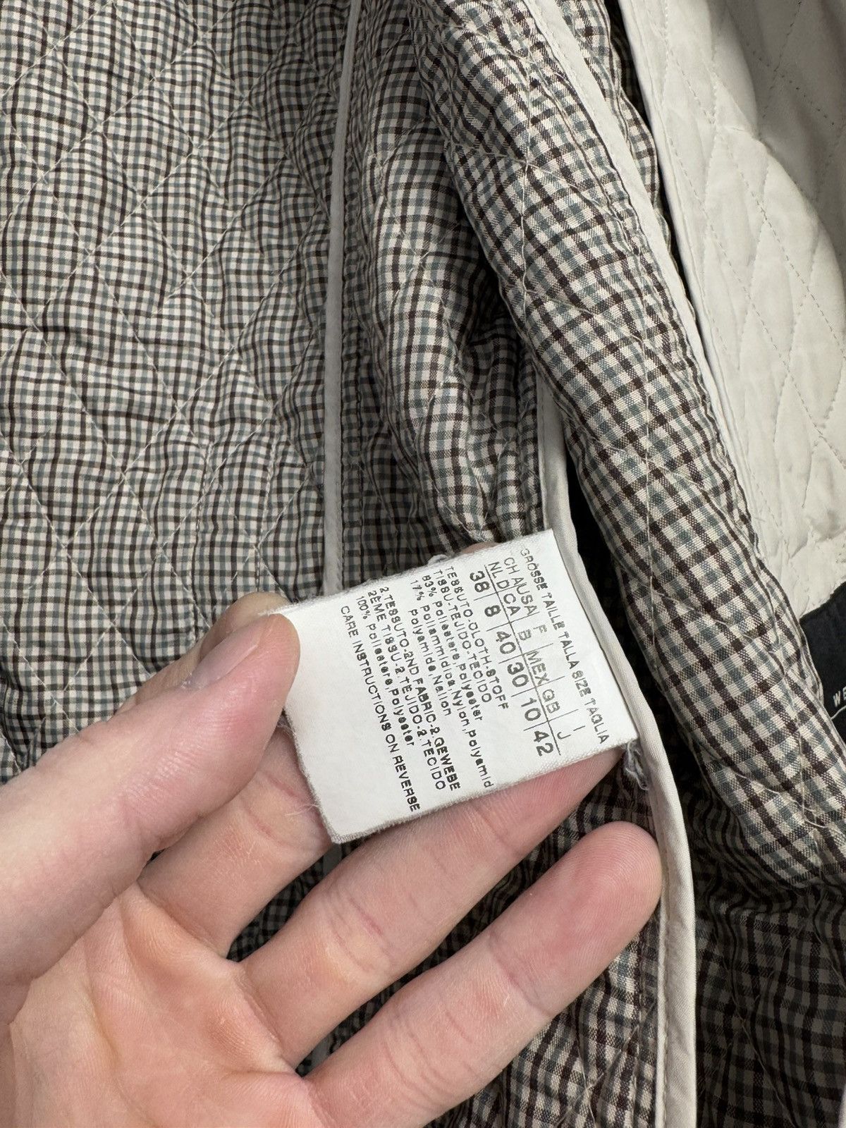 Max Mara Max Mara Quilted Trench Belted Jacket Gray Silver Puffer Size M / US 6-8 / IT 42-44 - 15 Thumbnail