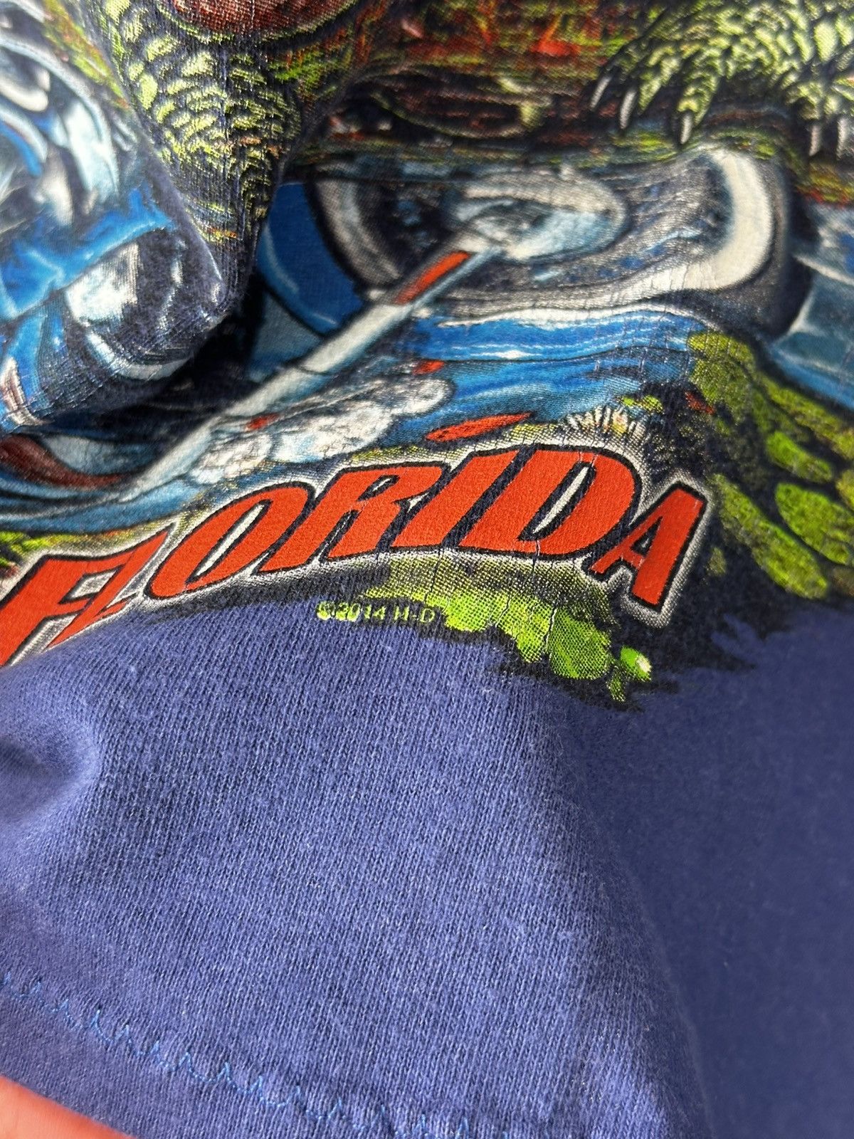 Harley Davidson Harley Davidson Orlando Crop Tee Y2K Rare Women Size M / US 6-8 / IT 42-44 - 4 Thumbnail