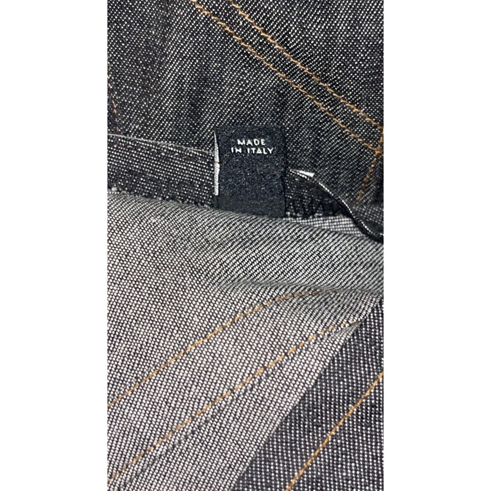 Dolce & Gabbana Vintage Y2K Dolce & Gabbana Black Dark Wash Denim Size S / US 4 / IT 40 - 12 Thumbnail