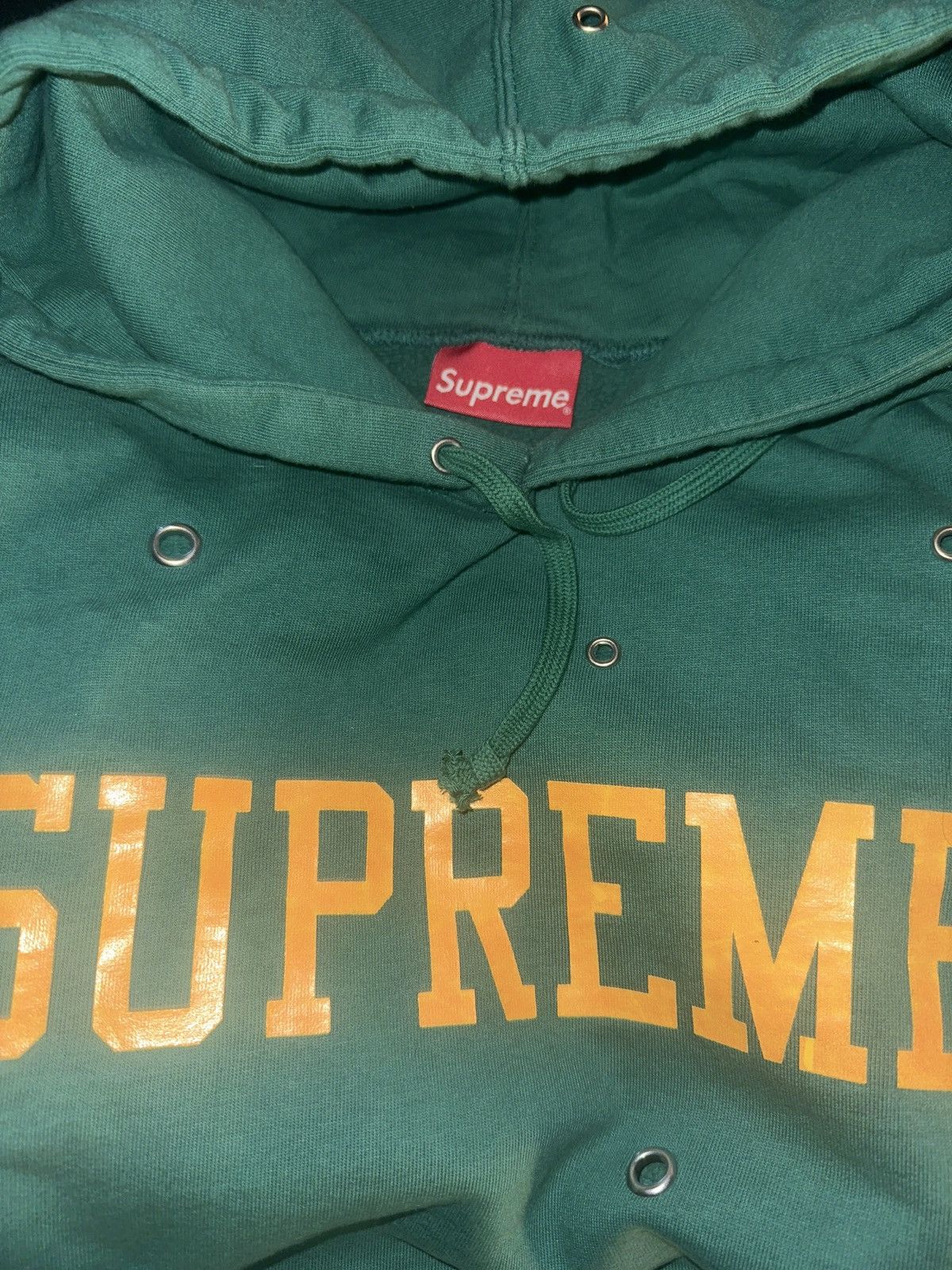 SUPREME “EYELET” HOODIE (Deadstock, medium)