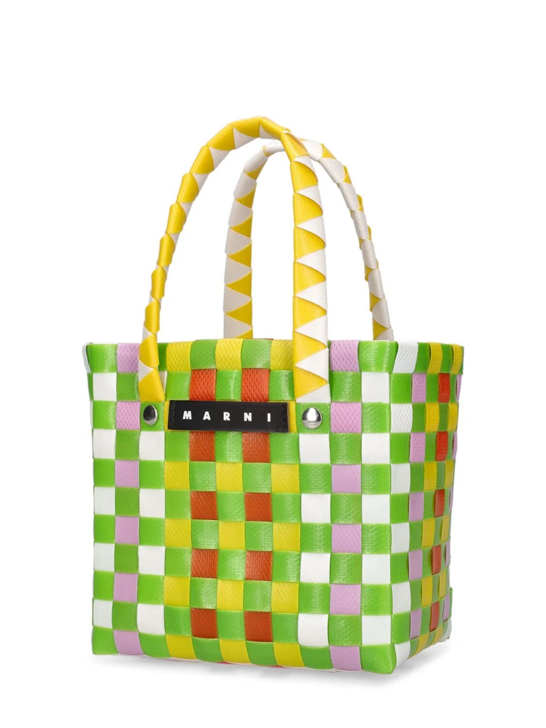 Marni o1f1d3z0725 Size: OS / Woven Micro Basket Bag in Multicolor Size ONE SIZE - 2 Thumbnail
