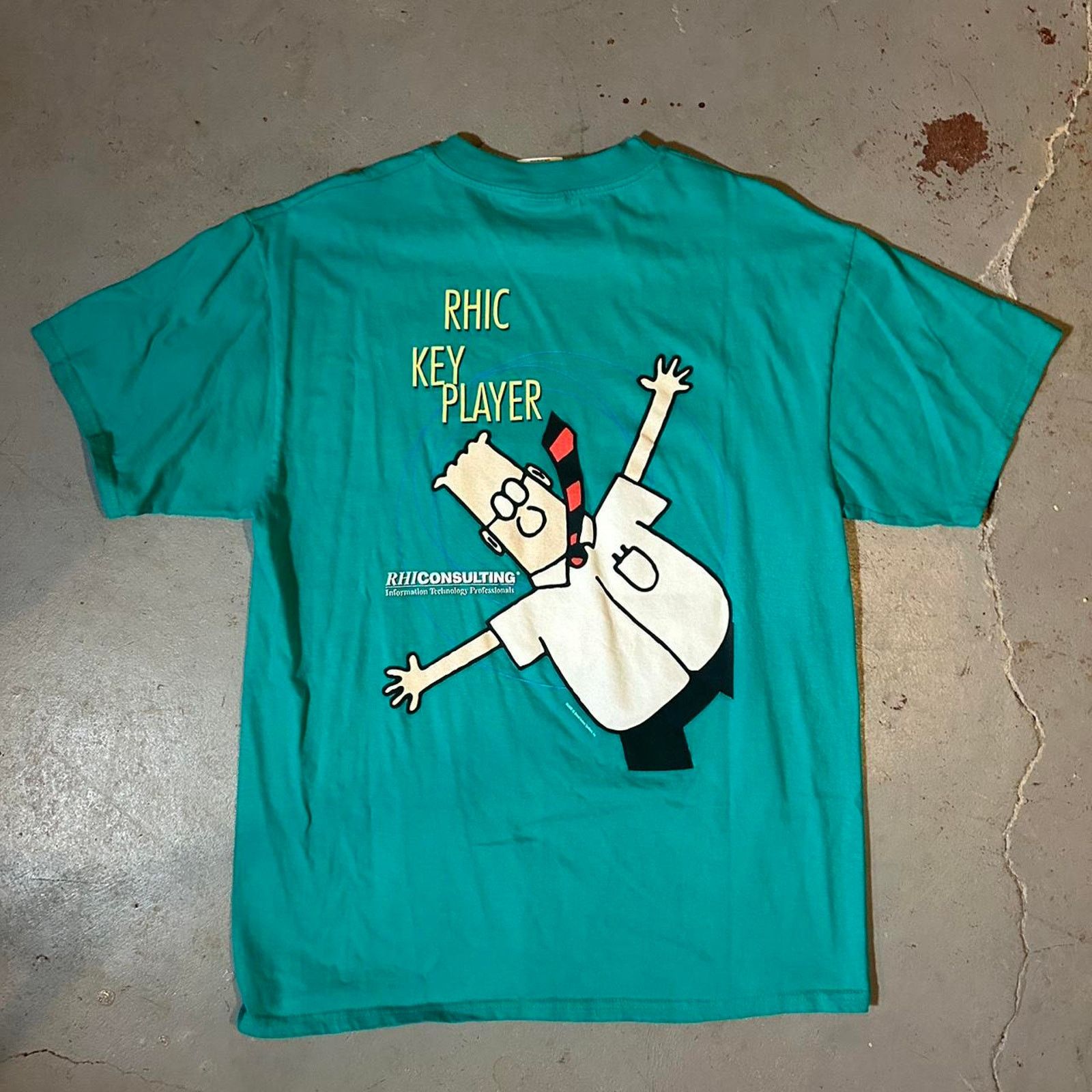 Hanes 90s hanes dilbert comic tee Size US L / EU 52-54 / 3 - 1 Thumbnail