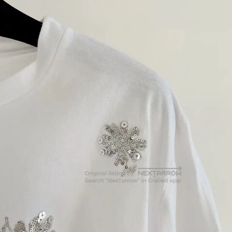 Miu Miu Miu Miu Summer White Crop Long Sleeve T-Shirt . Size S / US 4 / IT 40 - 3 Thumbnail
