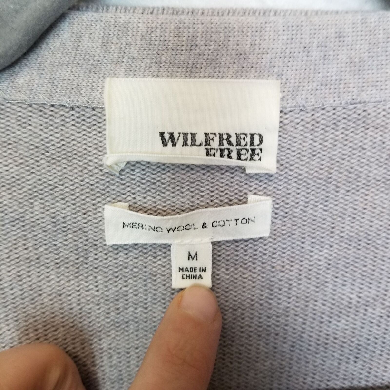 Aritzia Aritzia Wilfred Free Wool Cotton Sweater Cardigan Sz M Size M / US 6-8 / IT 42-44 - 6 Thumbnail