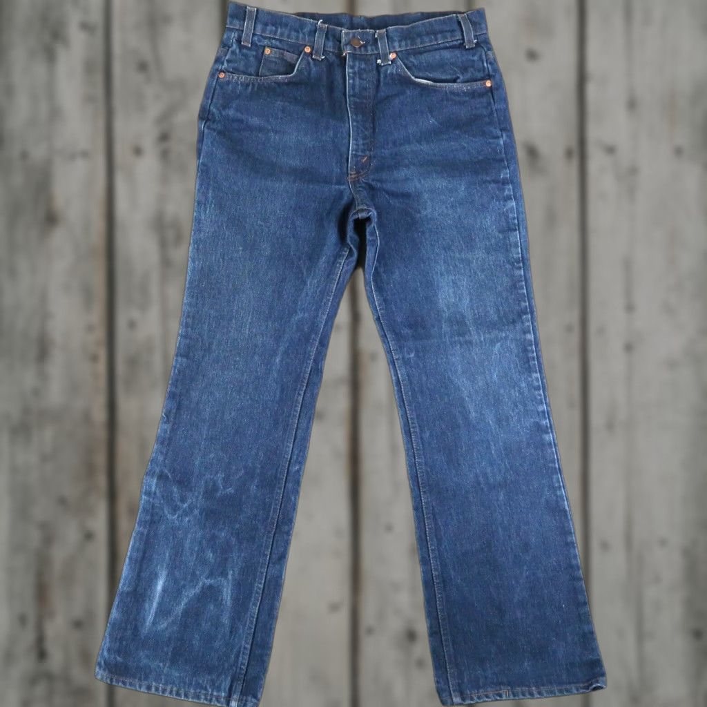Levi's VINTAGE Levi’s 80s Jeans Men's 34x30 Bootcut Orange Tab Denim Pants Made USA Size US 34 / EU 50 - 1 Thumbnail