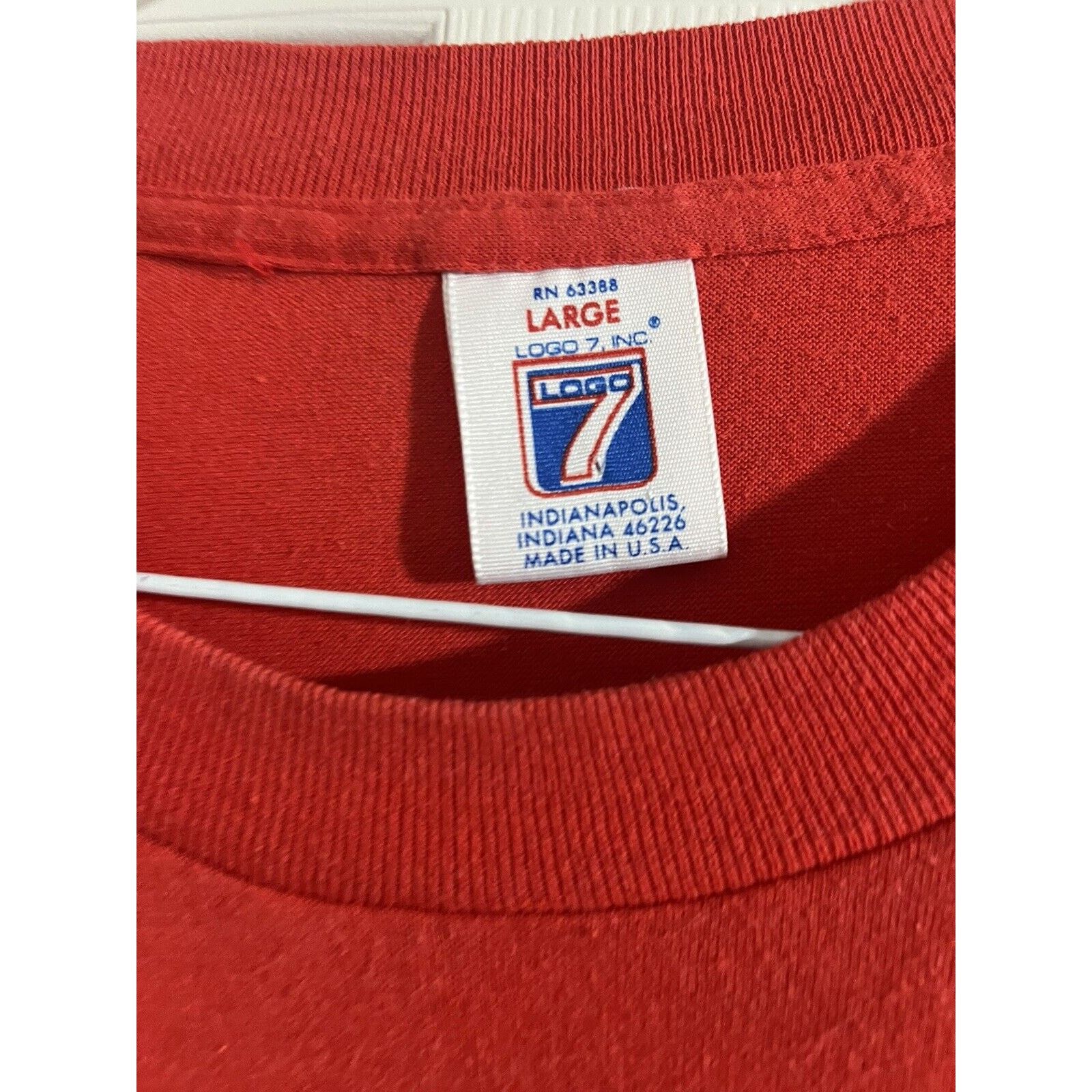 Logo 7 Vintage Houston Rockets Logo 7 Shirt Size Large Red 90’s NBA Size US L / EU 52-54 / 3 - 2 Thumbnail