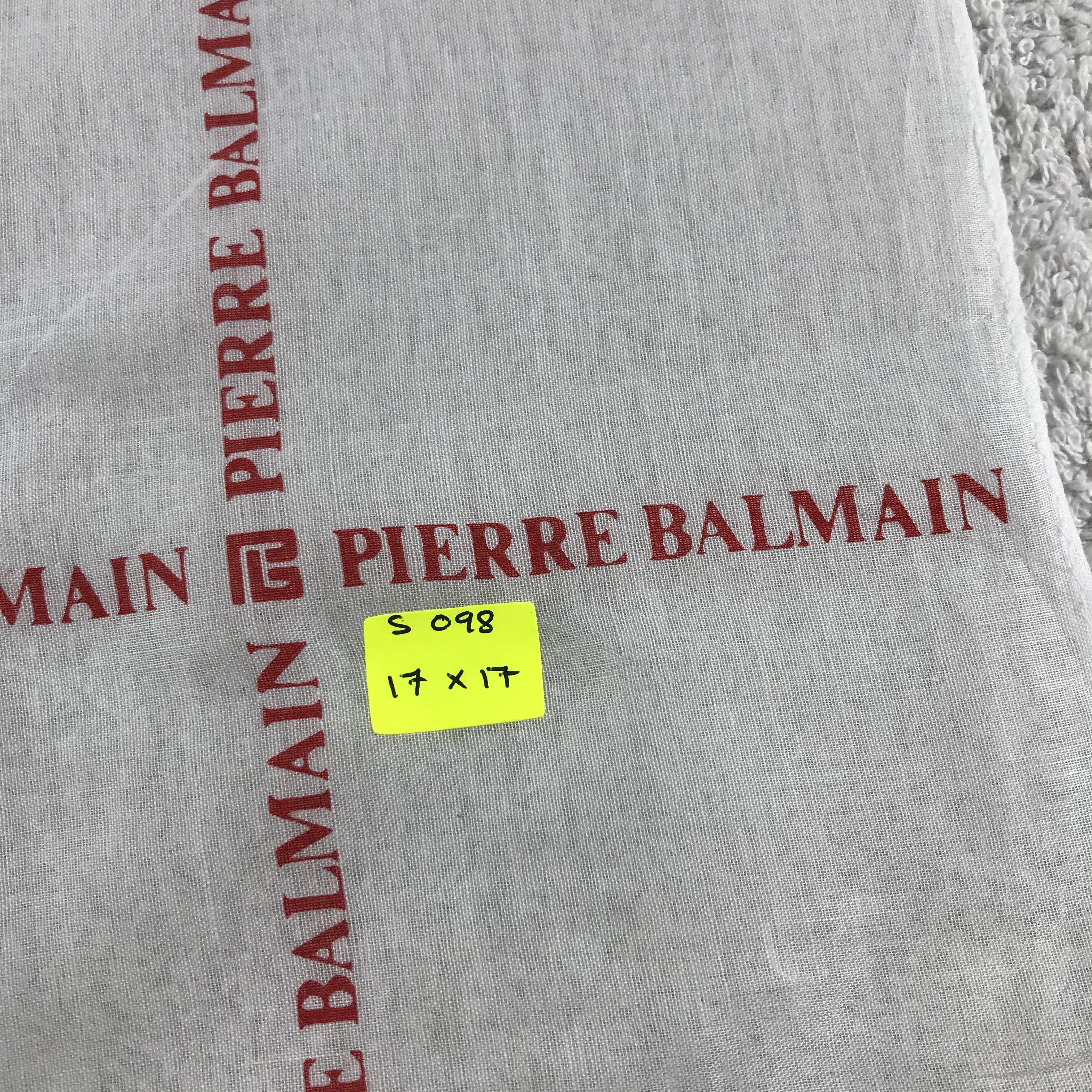 Pierre Balmain × Vintage Pierre Balmain Bandana / Handkerchief / Neckerchief - S098 Size ONE SIZE - 5 Thumbnail