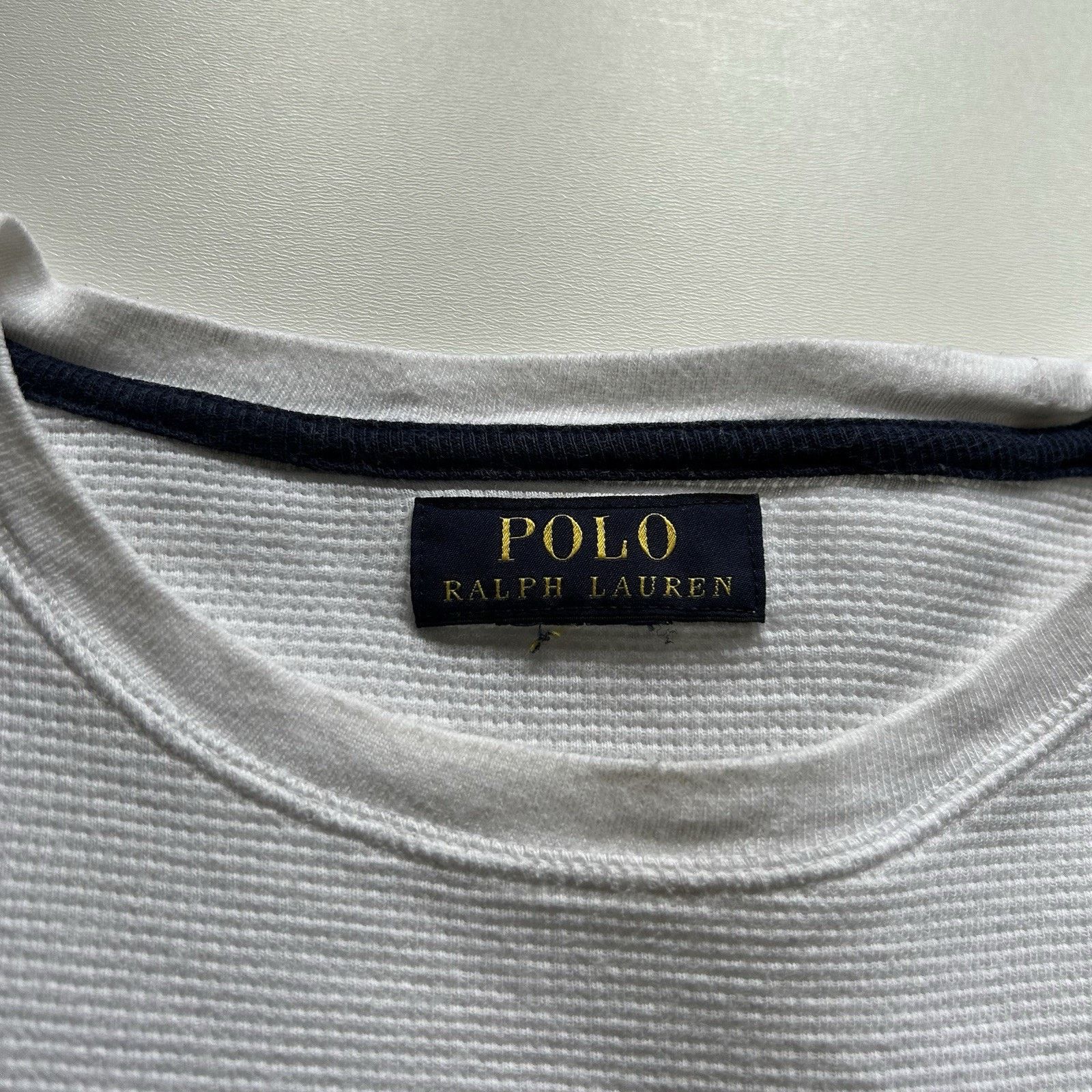 Polo Ralph Lauren Polo Ralph Lauren Longsleeve Shirt XL White Waffle Thermal Size US XL / EU 56 / 4 - 3 Thumbnail