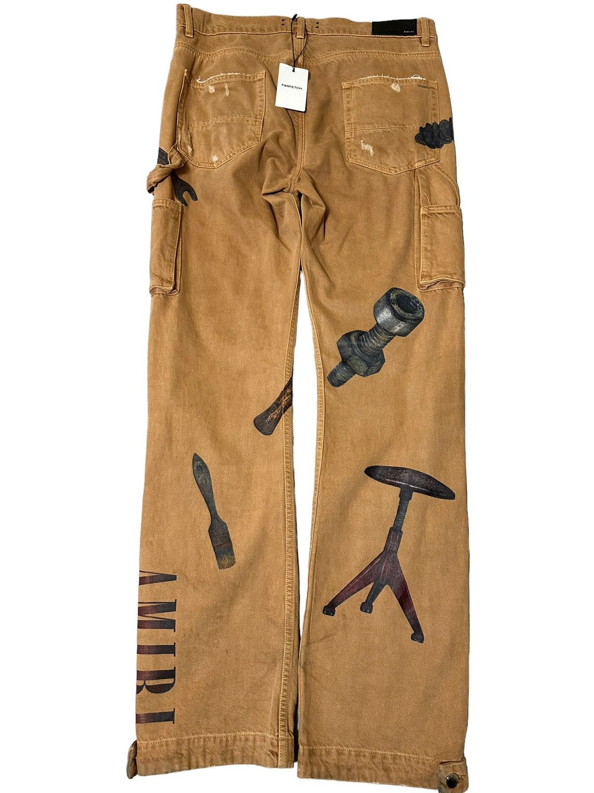 Amiri AMIRI RHEE STUDIO CARPENTER PANTS Size US 32 / EU 48 - 7 Thumbnail