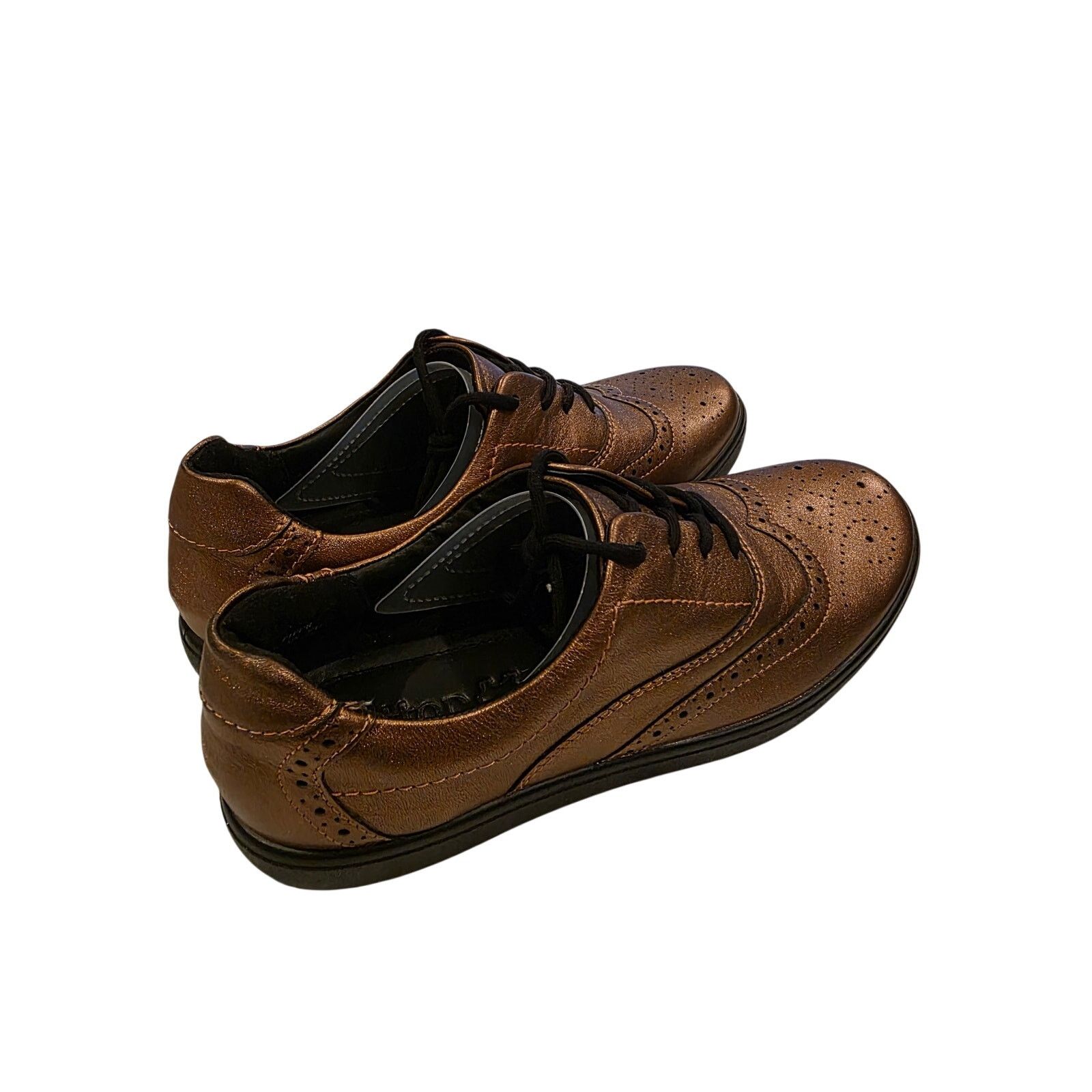 Hilo Hattie Hotter Metallic Bronze Wingtip Oxford Shoes Womens 7.5 Size US 7.5 / IT 37.5 - 2 Thumbnail