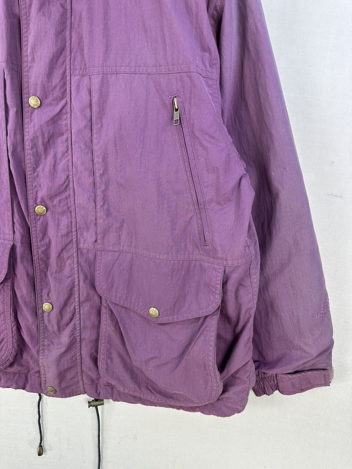 The North Face Vintage 90’s The North Face Fleece Windbreaker Jacket Size US L / EU 52-54 / 3 - 3 Thumbnail