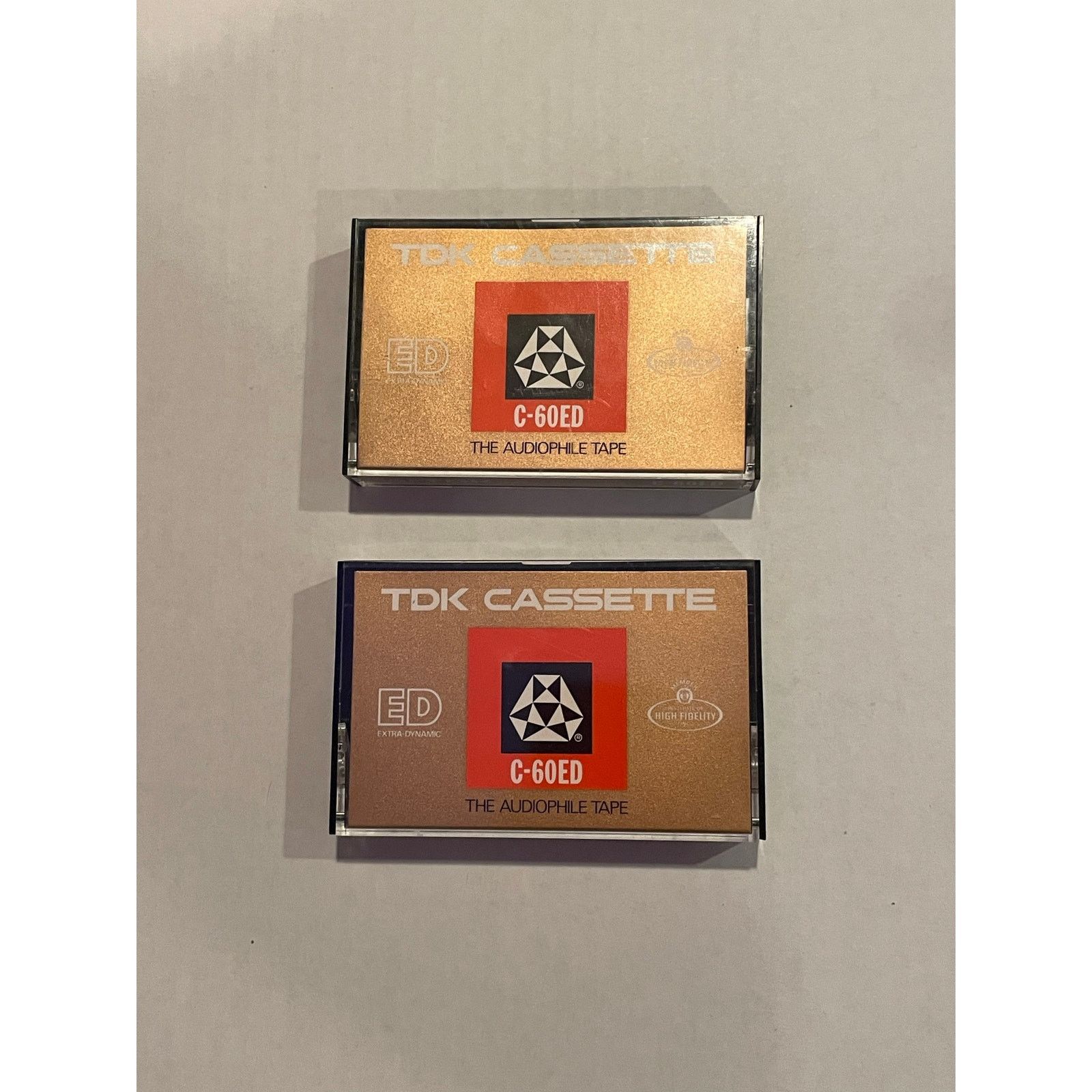 INTENTIONALLY BLANK 2 x 1970s TDK C-60ED Extra-Dynamic Audiophile Cassette Tapes Size ONE SIZE - 1 Thumbnail