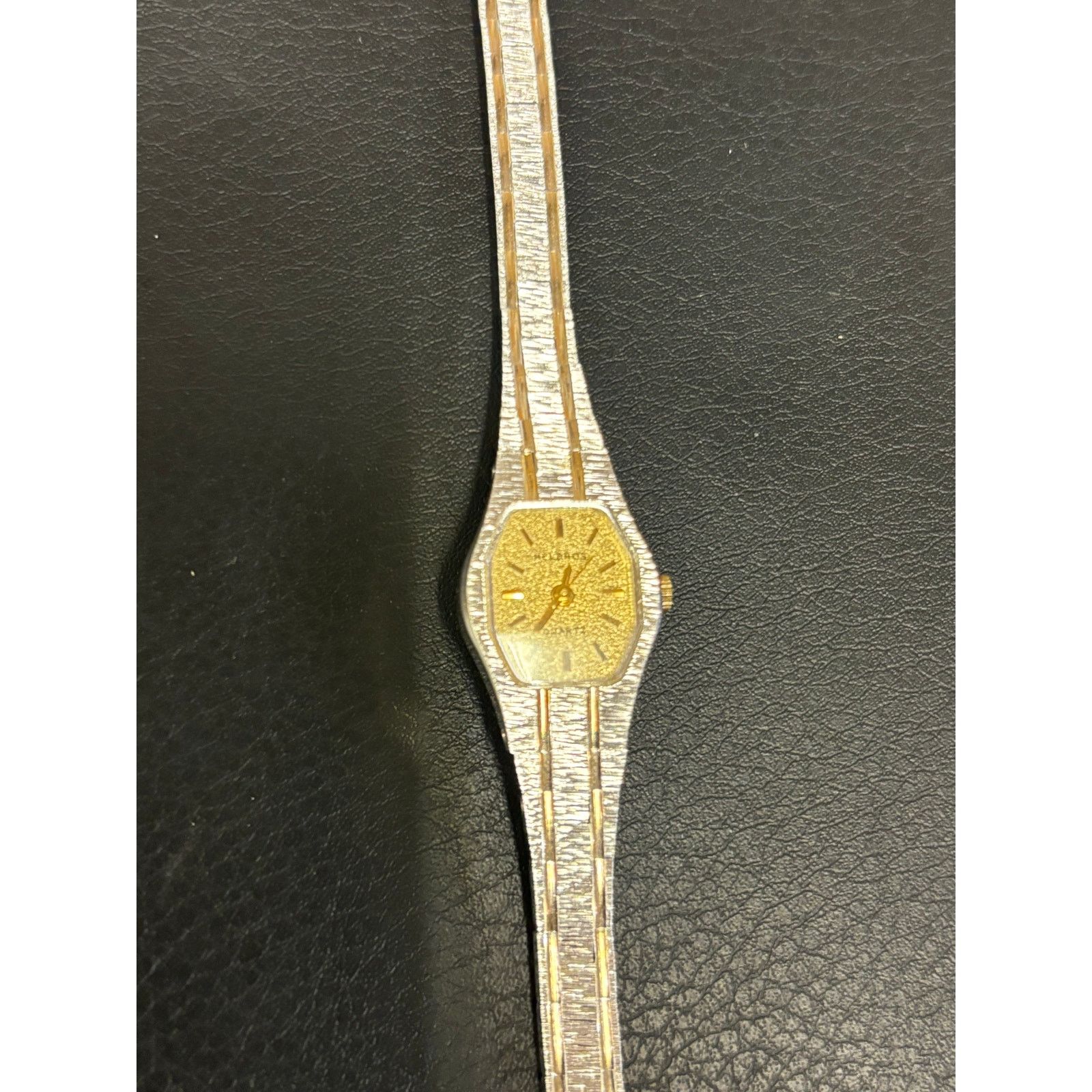 Other Vintage Helbros 24783 2-Tone Women’s Watch! New Battery! Size ONE SIZE - 5 Thumbnail