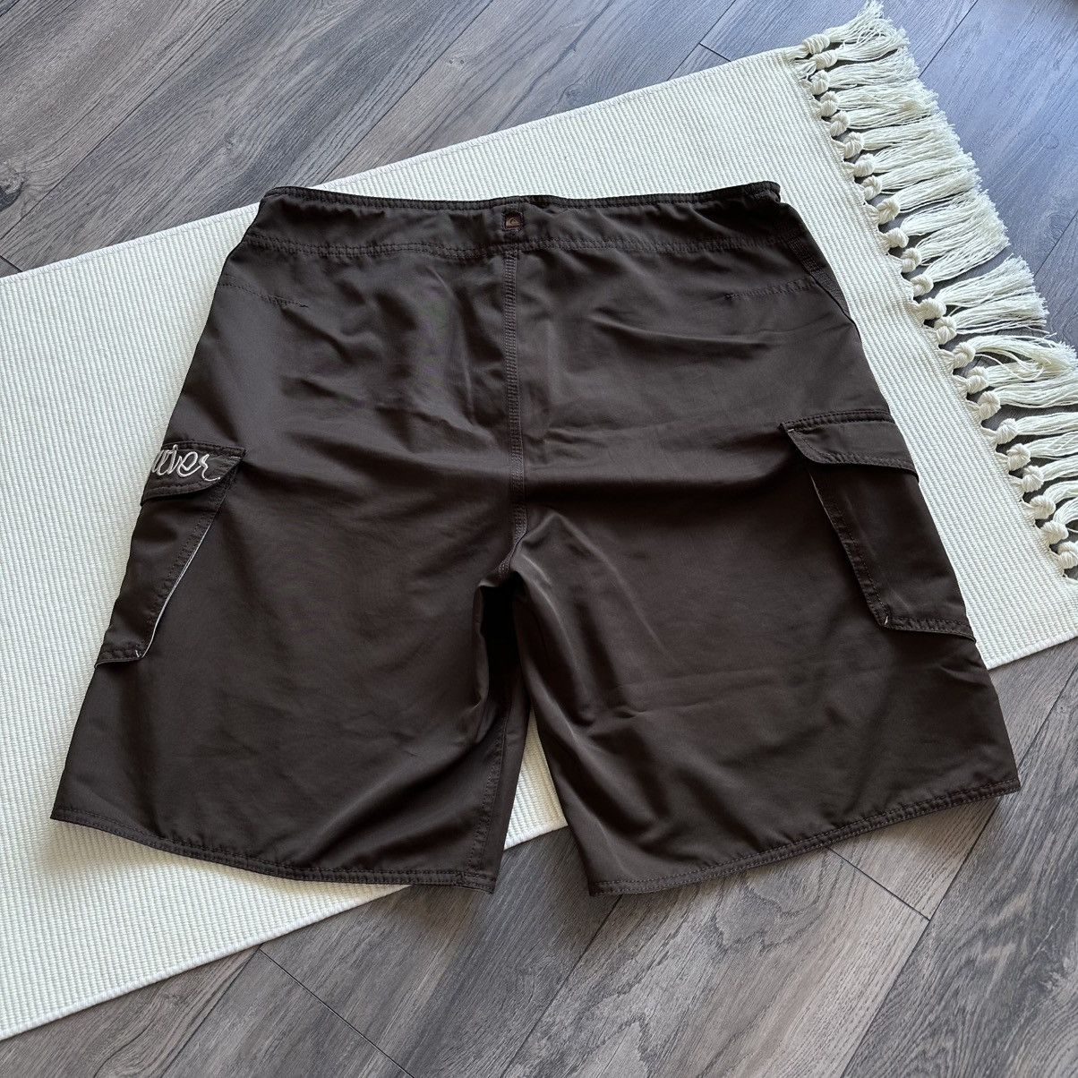 Quiksilver Vintage Quiksilver Brown Cargo Board Surf Shorts Size US 36 / EU 52 - 6 Thumbnail