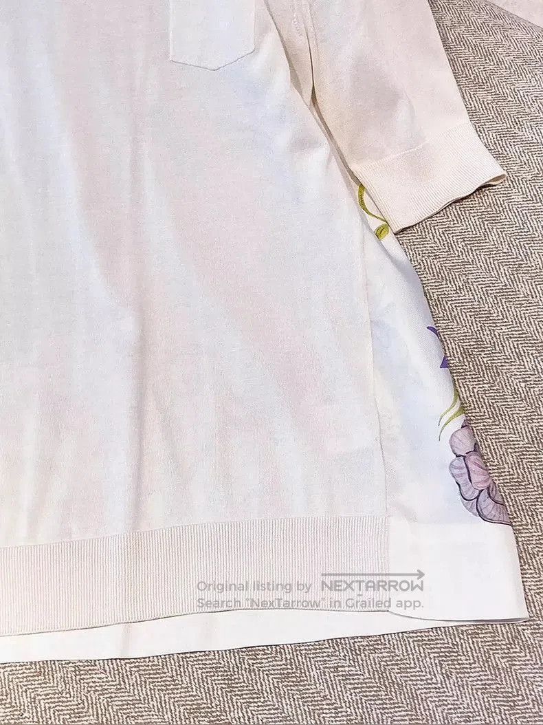 Loro Piana Loro Piana Silk Panel Short Sleeve Top. Size US M / EU 48-50 / 2 - 4 Thumbnail