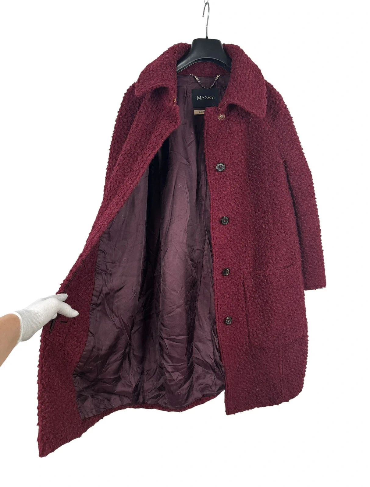 MAX&Co. Max & Co Teddy Bear Coat Wool size UK12 US8 Size M / US 6-8 / IT 42-44 - 9 Thumbnail