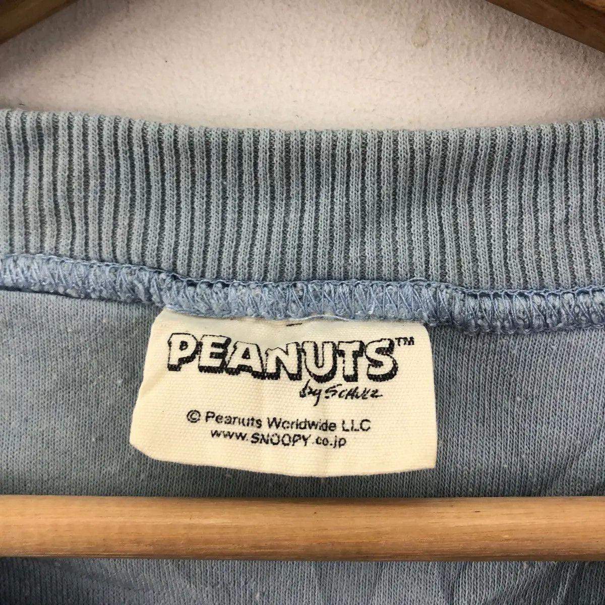 Peanuts Vtg 90’ PEANUTS SNOOPY CARTOON Blue Sweatshirt Pullover Size M / US 6-8 / IT 42-44 - 5 Thumbnail