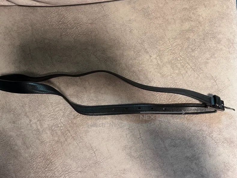 Saint Laurent Paris Saint Laurent Paris size 80 Square buckle black belt, belt Size ONE SIZE - 7 Thumbnail
