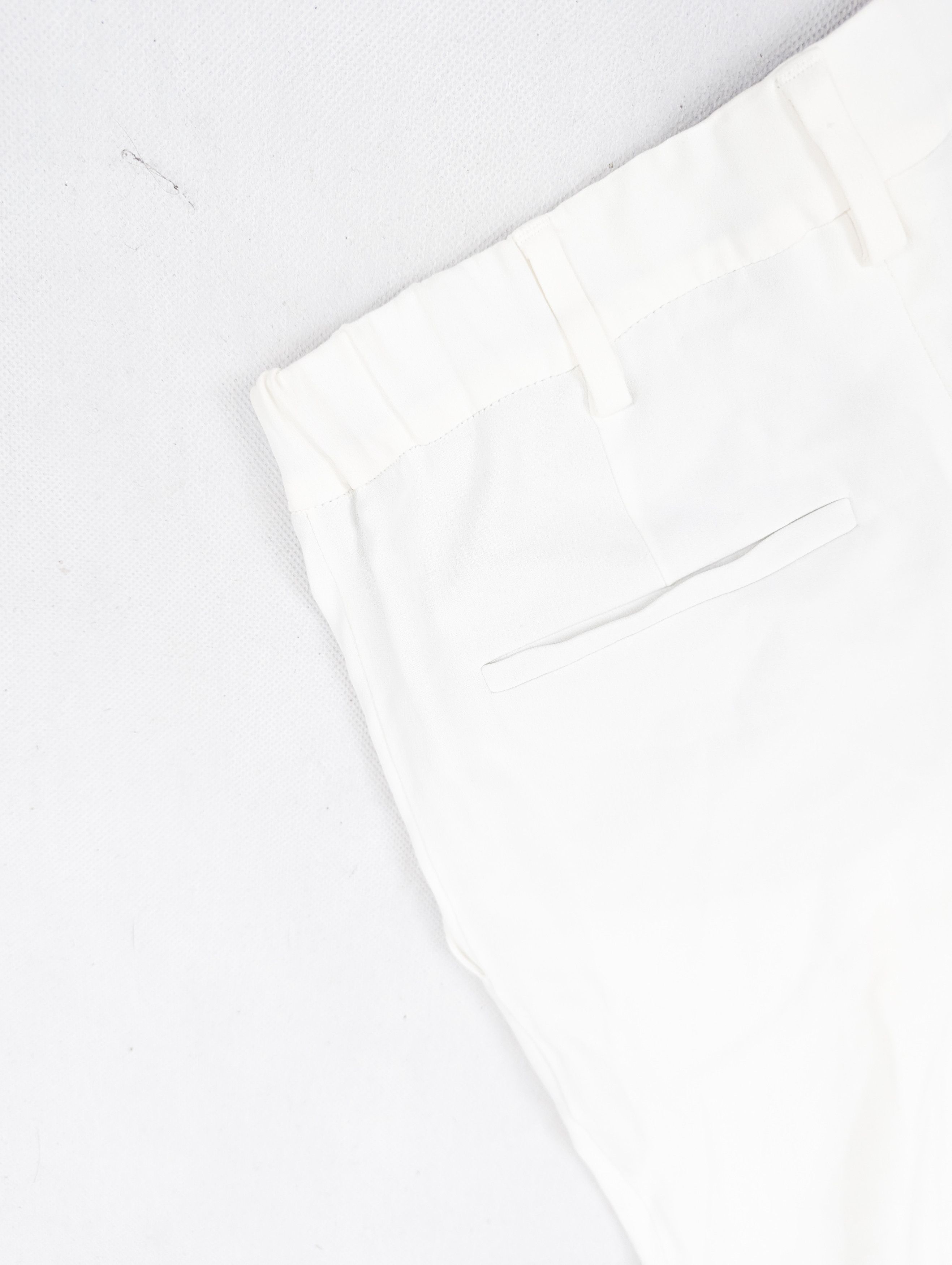 Brunello Cucinelli Brunello Cucinelli white trousers pants Size 26" / US 2 / IT 38 - 9 Thumbnail